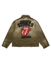 DCxRS Sheriff Patches Zip Up Denim Jacket