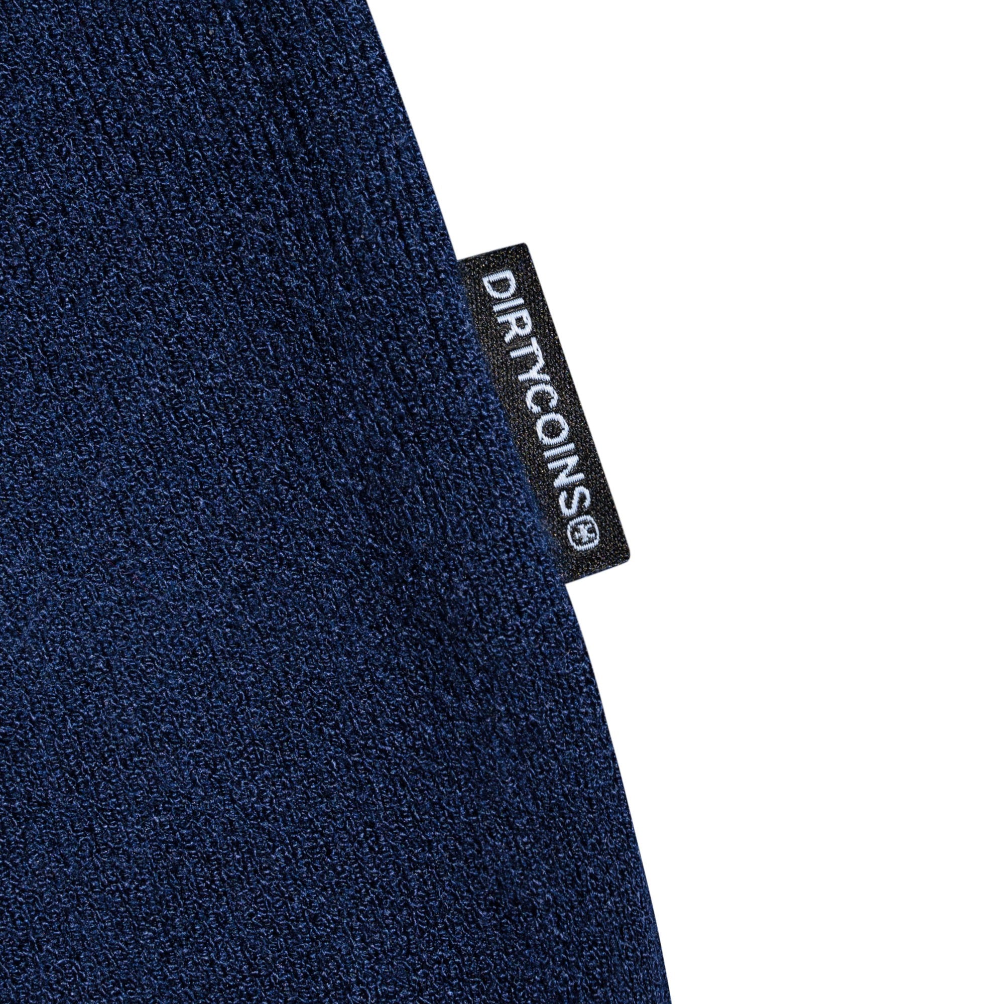 Knit Polo Premium Garment Navy Blue