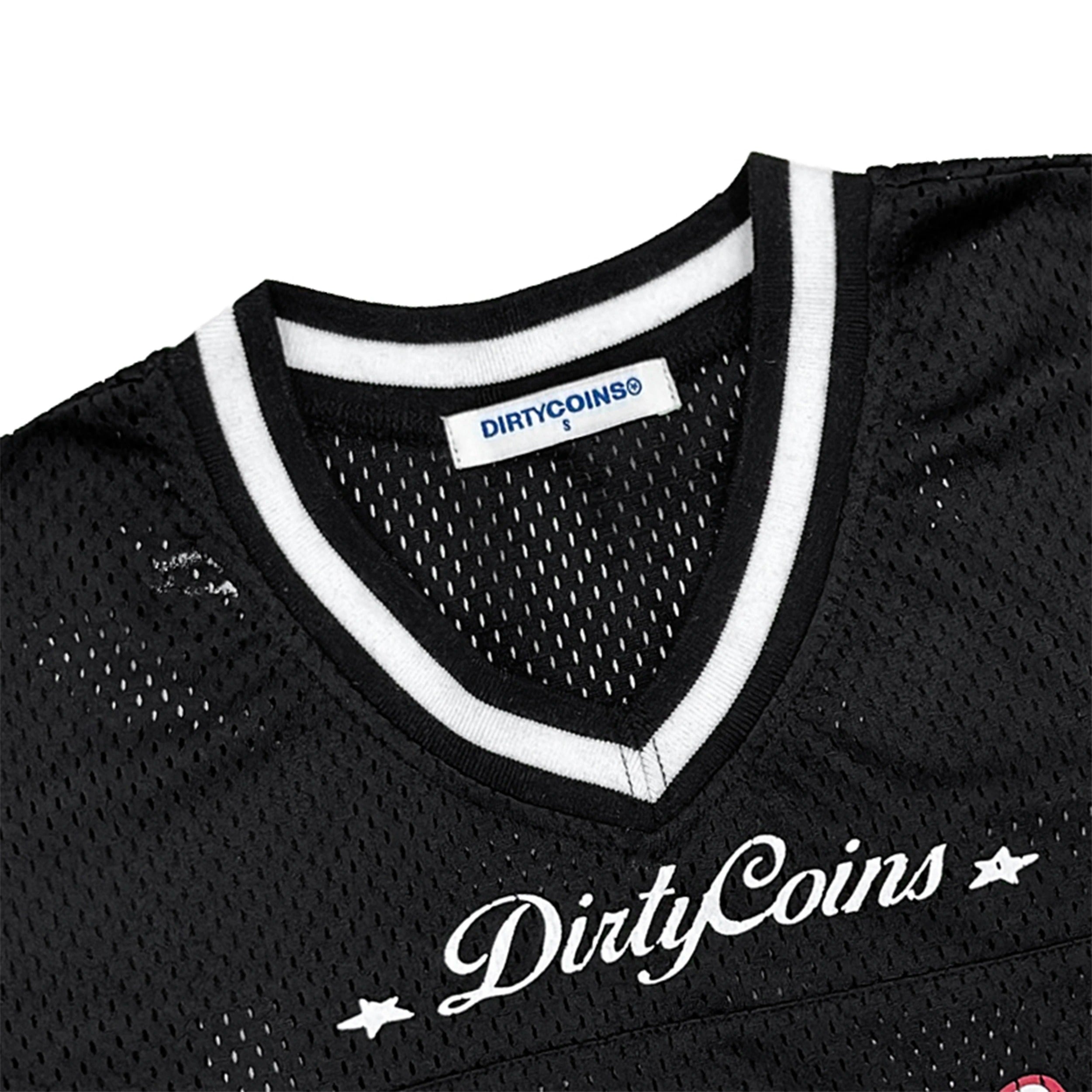 DCxRS Star 01 Football Jersey Croptop Black