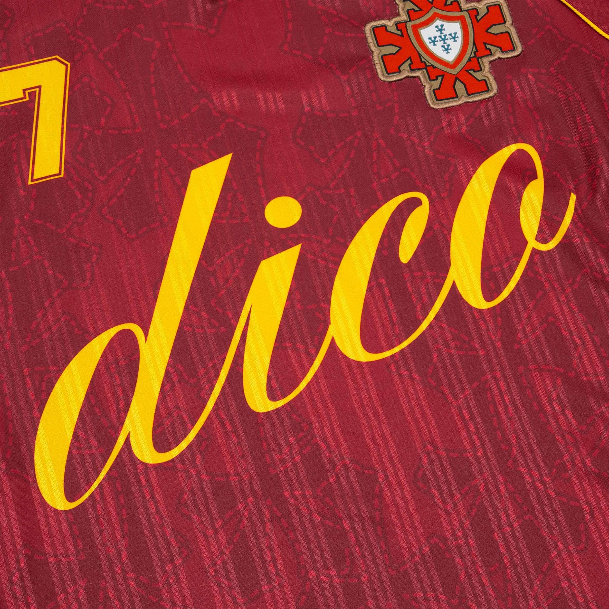 DirtyCoins Soccer Jersey Dico Seven Red Green