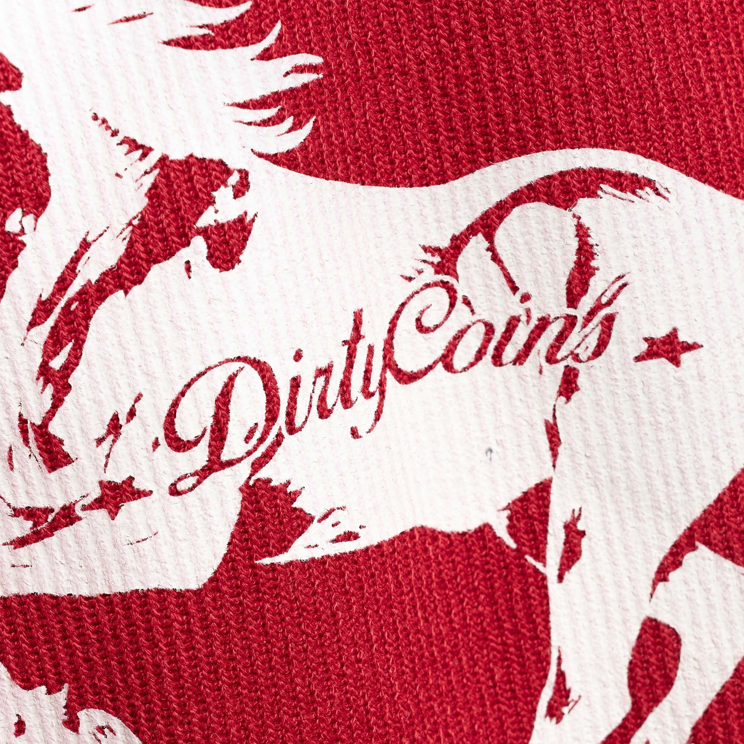 DirtyCoins Horse Power Knit Sweater Red