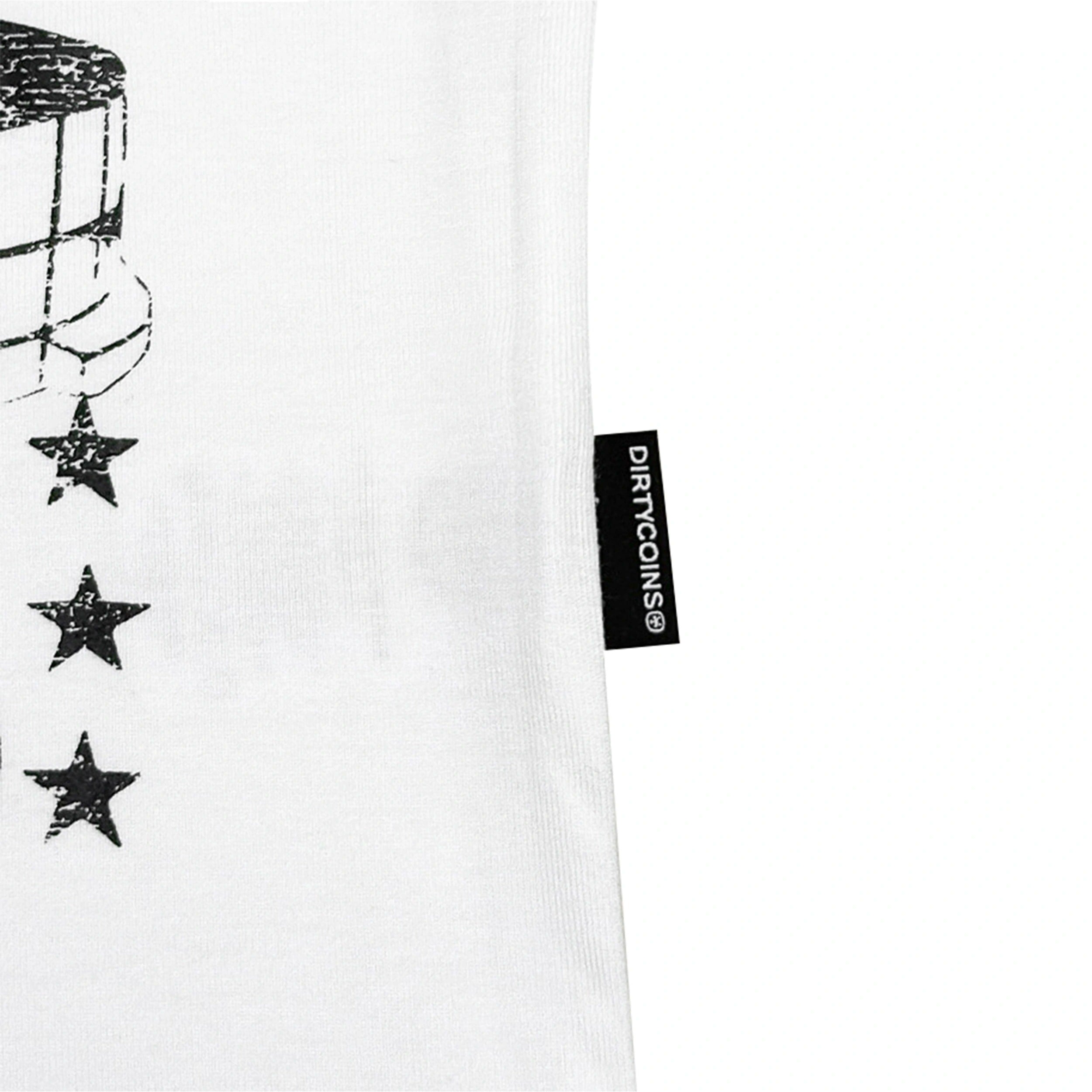 DCxRS Spectrum Night Fitted LS Baby Tee White