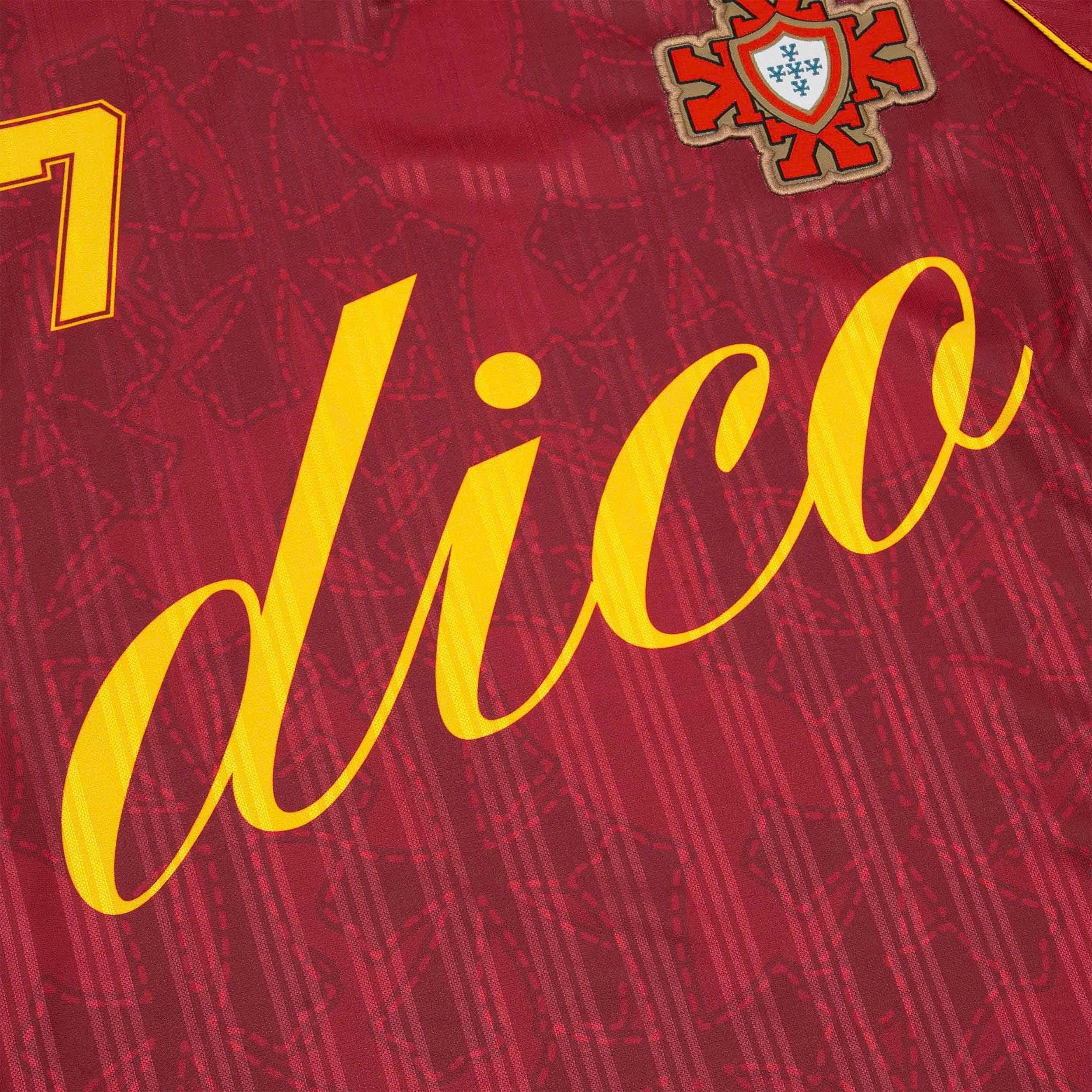 DirtyCoins Soccer Jersey Dico Seven Red Green