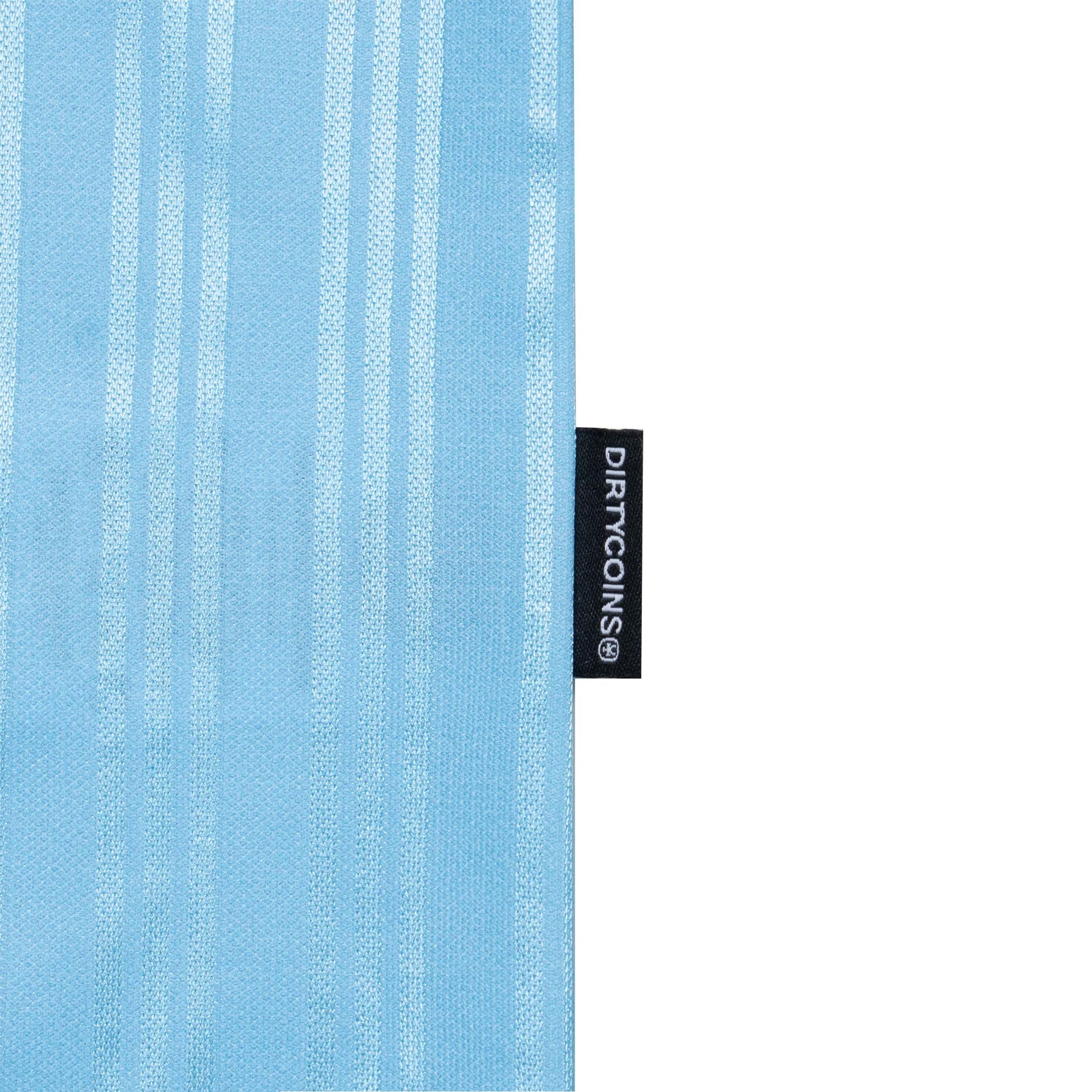DirtyCoins Striped Soccer Jersey Baby Blue White