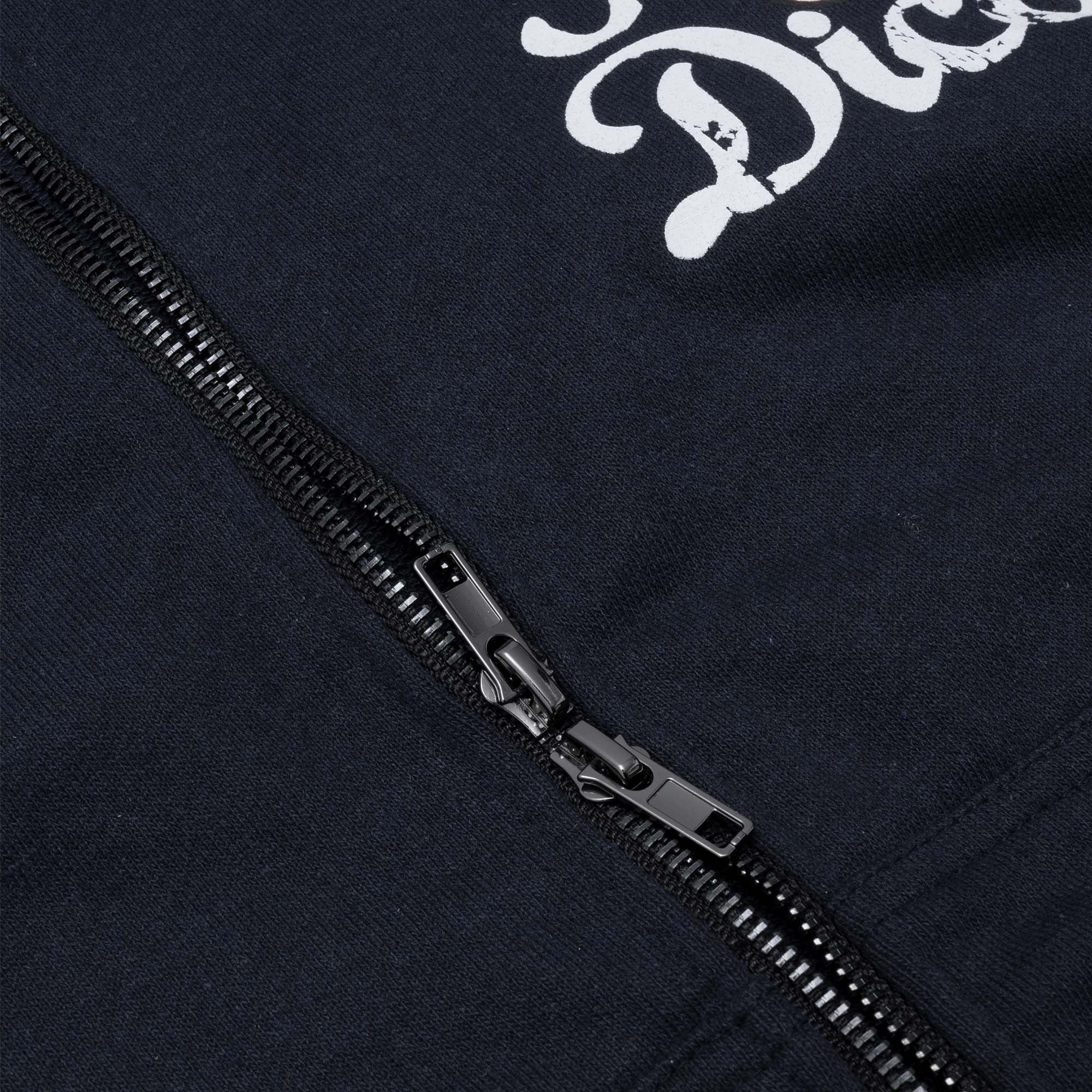 DCxRS American Tongue Zip-Up Hoodie Navy