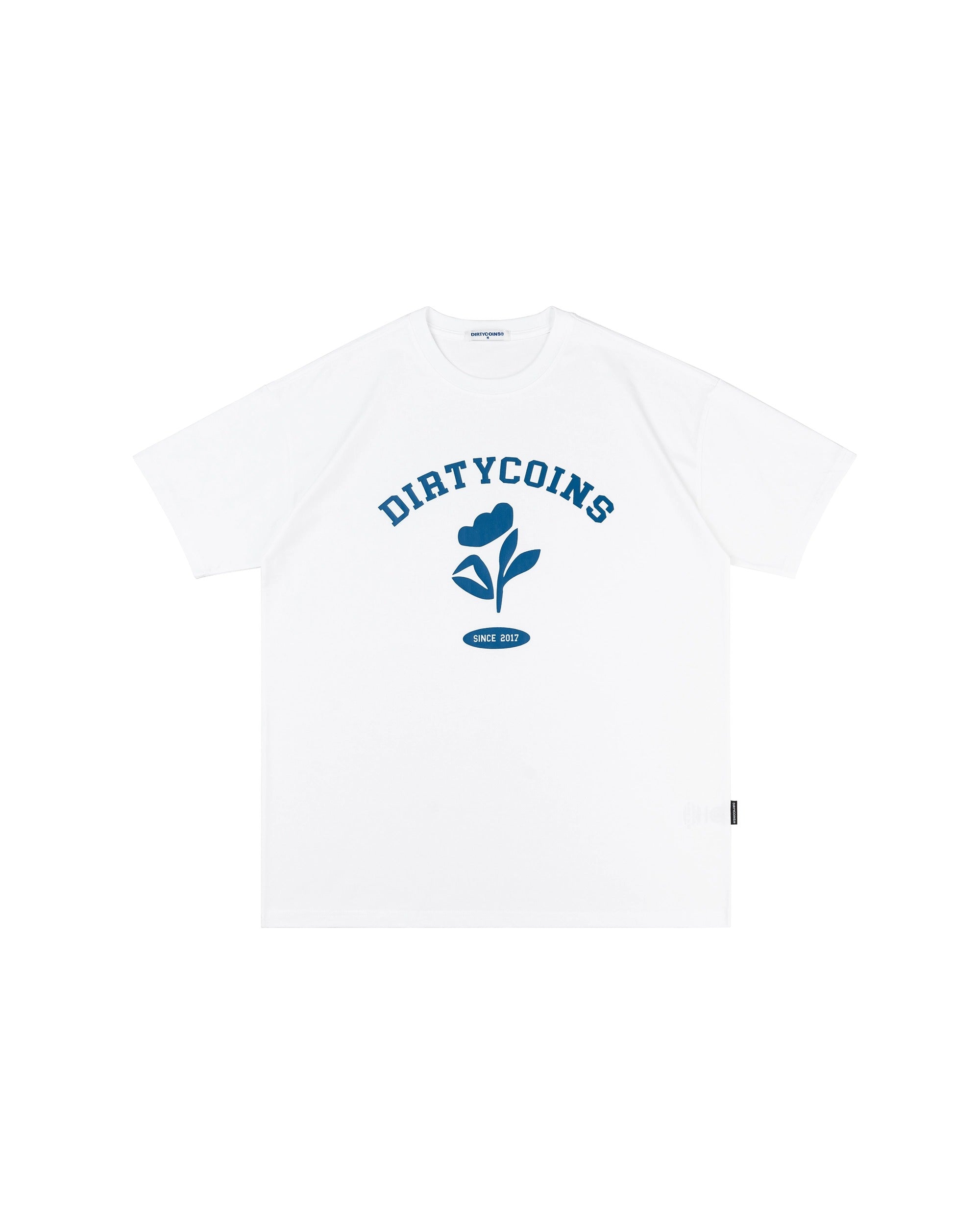 DirtyCoins Floral Silhouette T-Shirt White