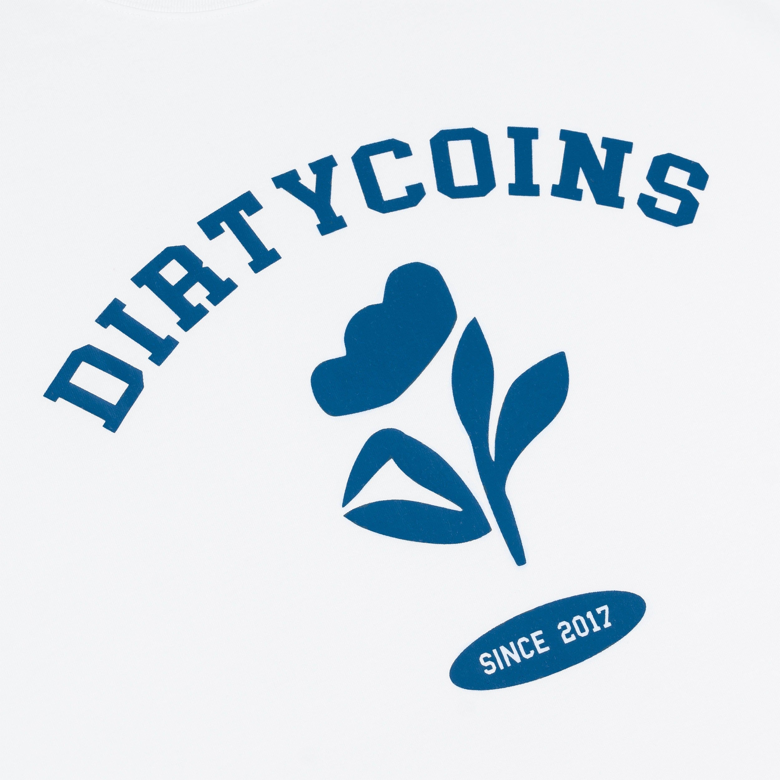 DirtyCoins Floral Silhouette T-Shirt White