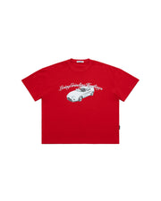 DirtyCoins Hustling Boxy T-Shirt Red