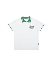 DirtyCoins Knit Polo Premium Garment White Green