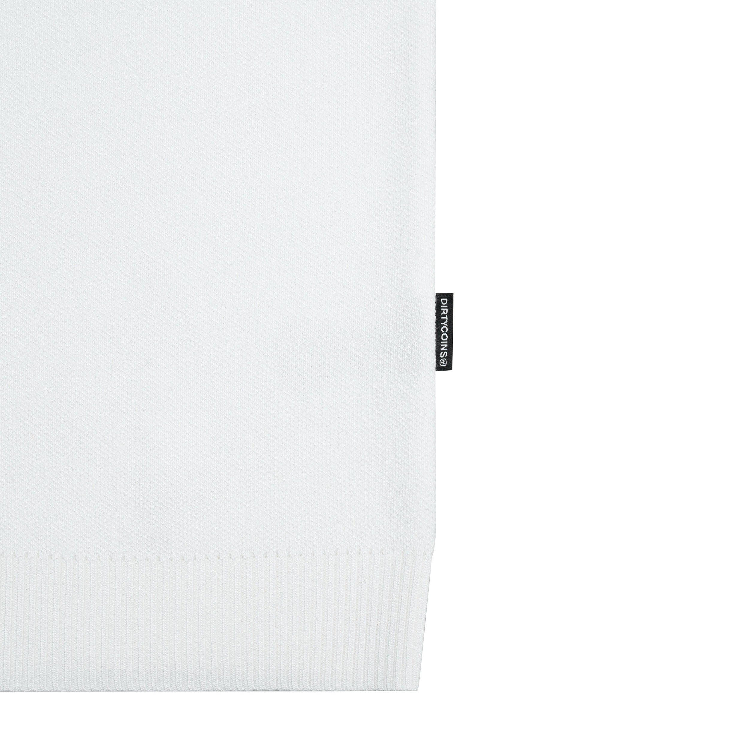 DirtyCoins Knit Polo Premium Garment White Green