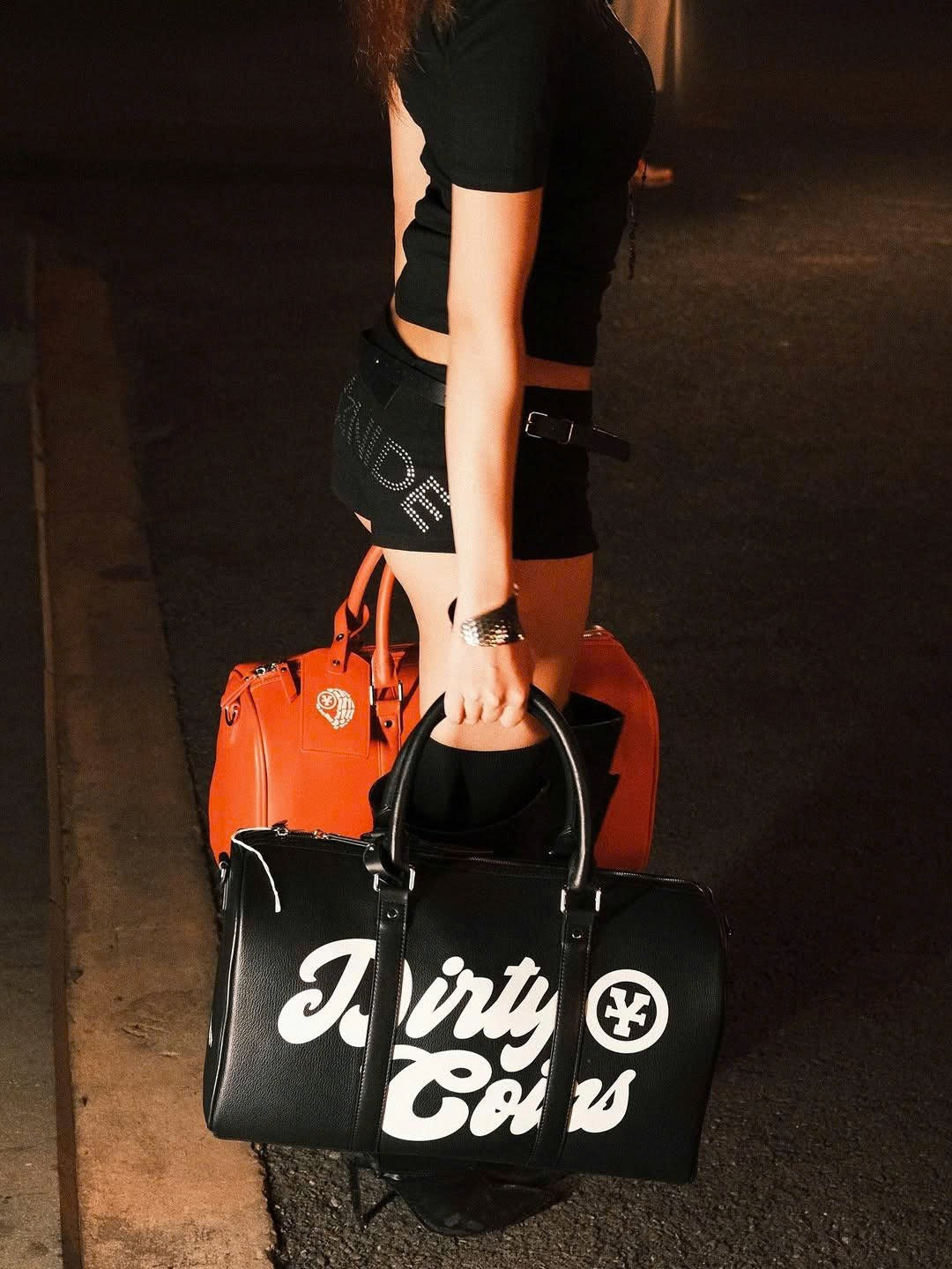DirtyCoins Logo Bowler Bag