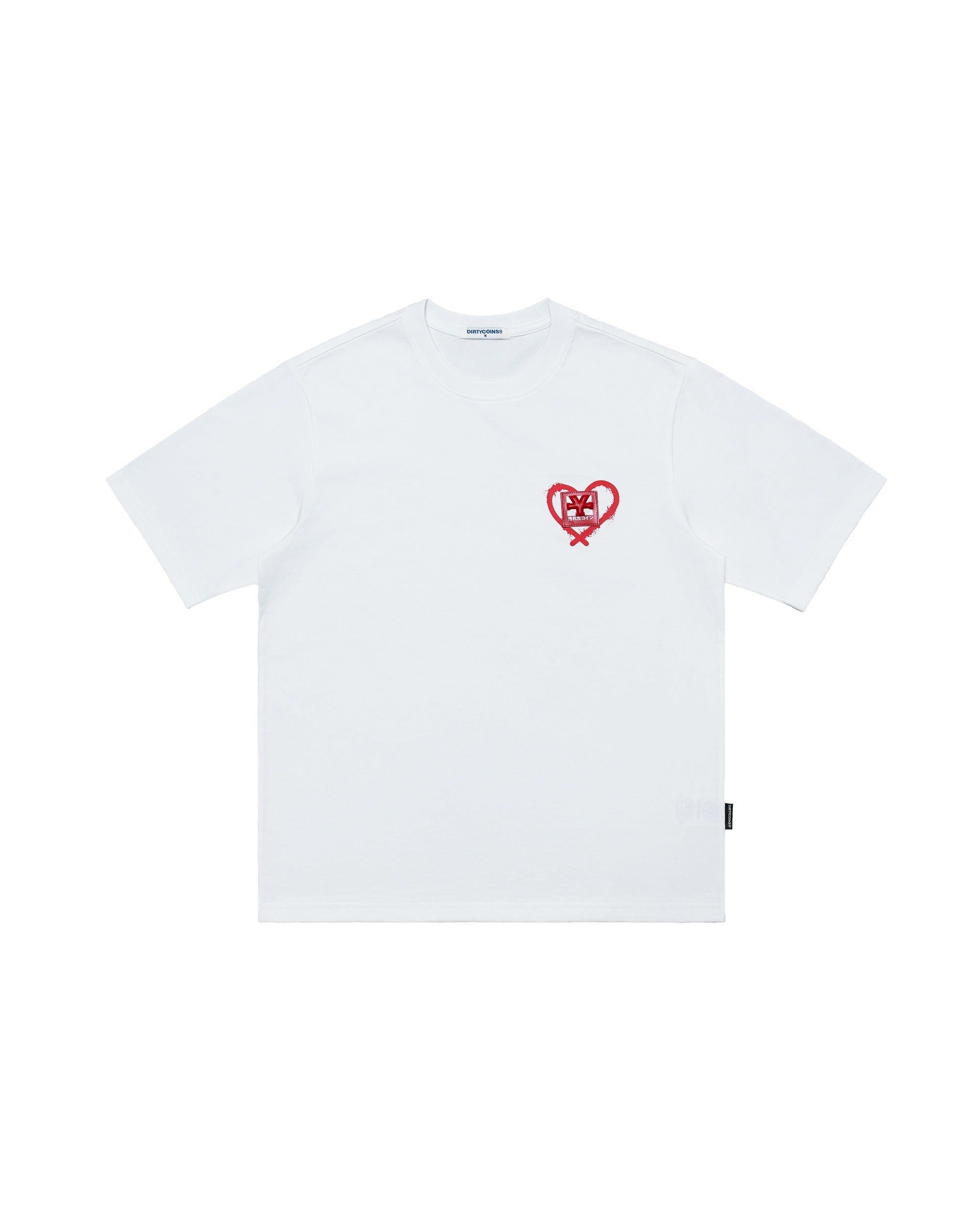 DirtyCoins Patch In Heart T-Shirt