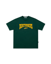 DirtyCoins Western Logo Print T-Shirt Green