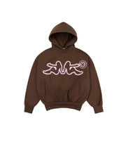 DirtyCoins Double Trouble Oversized Hoodie Brown