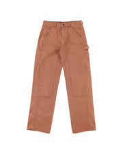 DirtyCoins Relaxed Double Knee Jeans - Orange