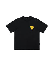DirtyCoins Patch In Heart T-Shirt