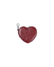 Logo Patched Heart Mini Pounch