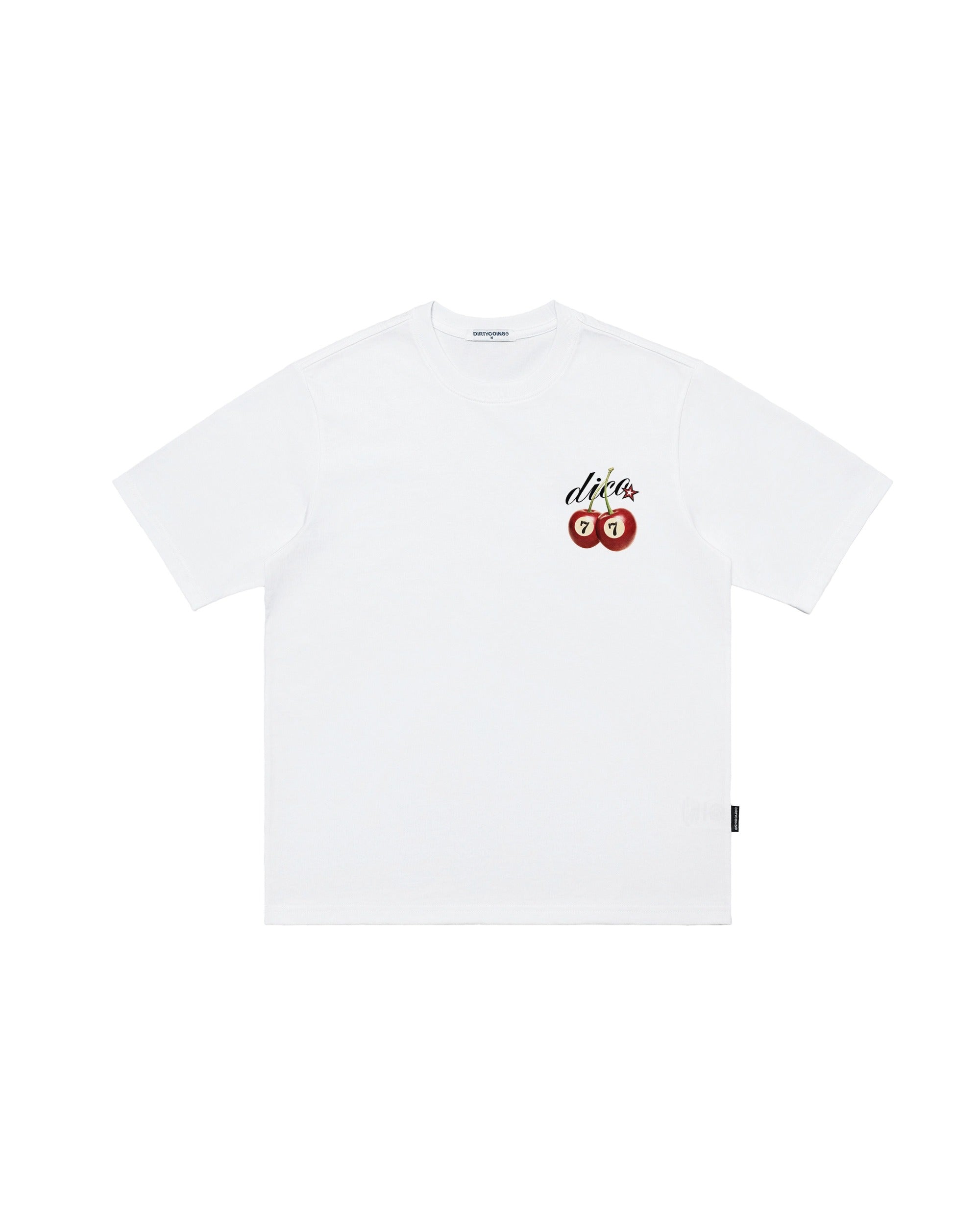 DirtyCoins Seven Cherry T-Shirt White