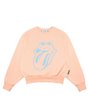 DCxRS Big Logo Printed Sweatshirt Orange