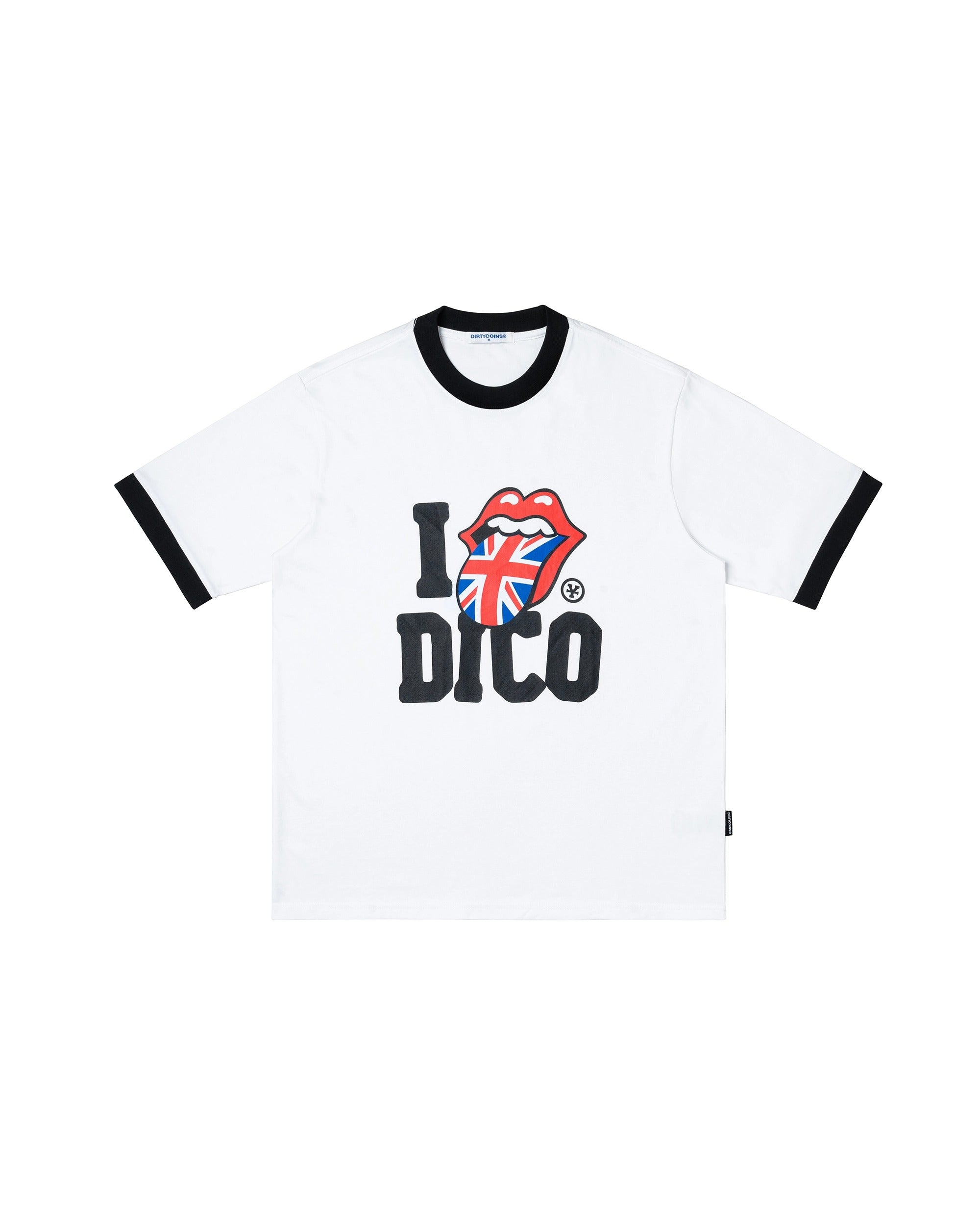 DCxRS UK Tongue Ringer Tee White