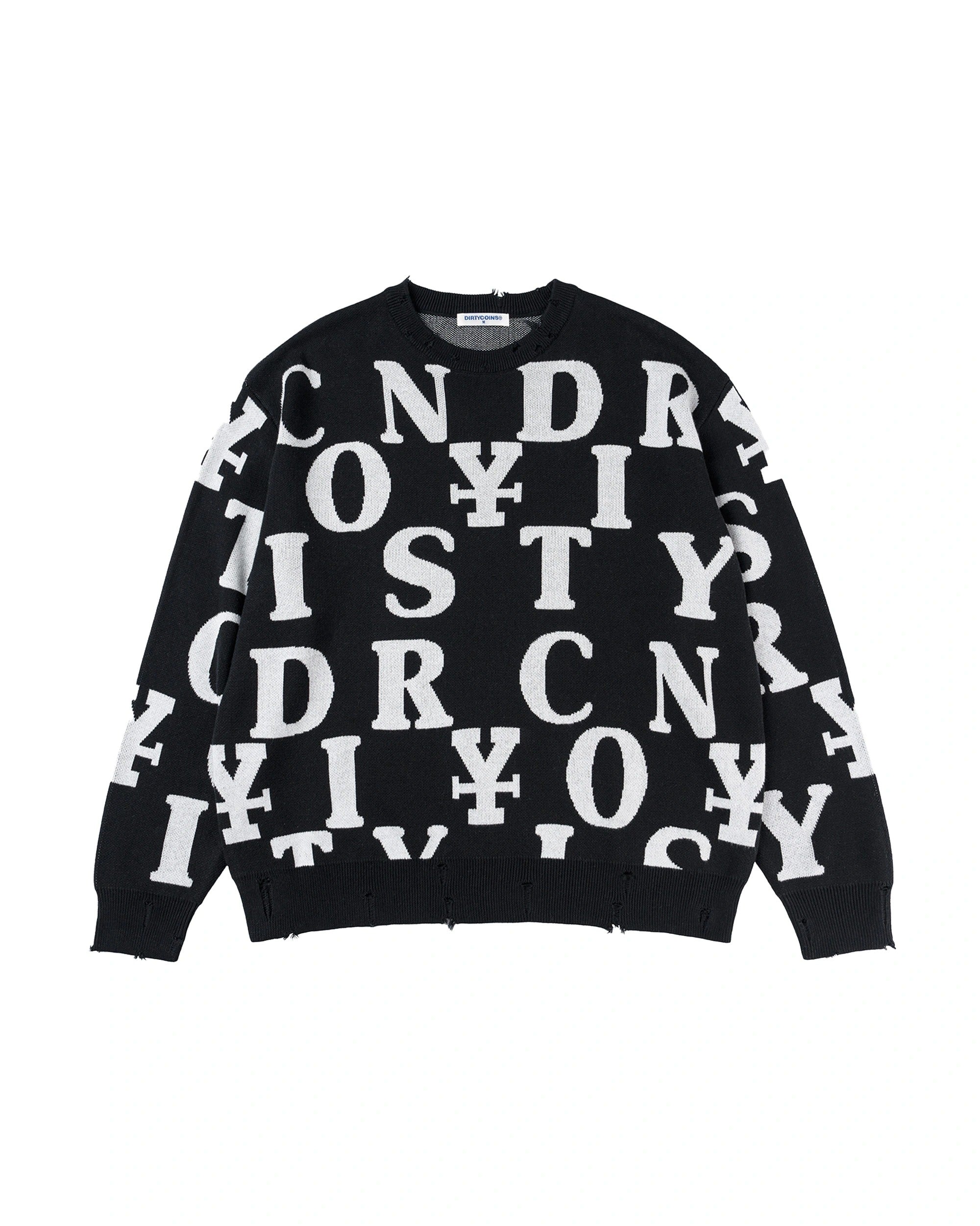 Letters Monogram Knit Sweater