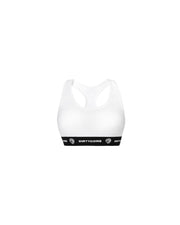 Logo Sport Bra - White