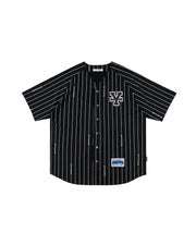 Shirts Baseball Black Striped