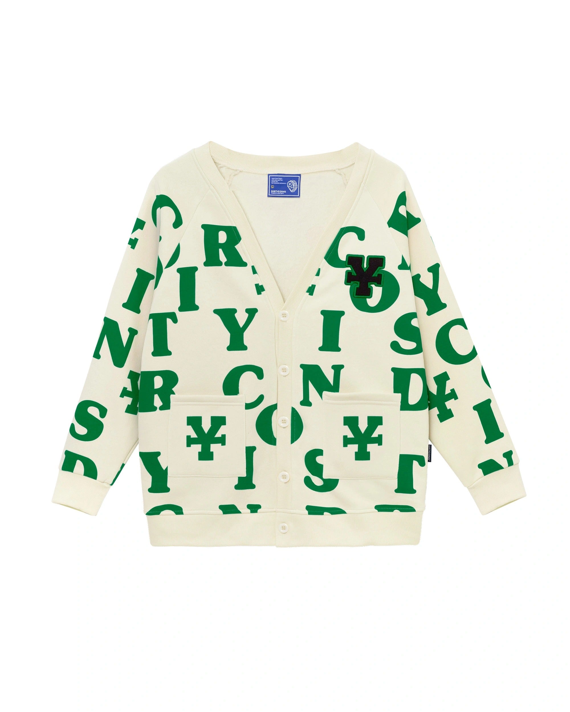 DirtyCoins Print Cardigan