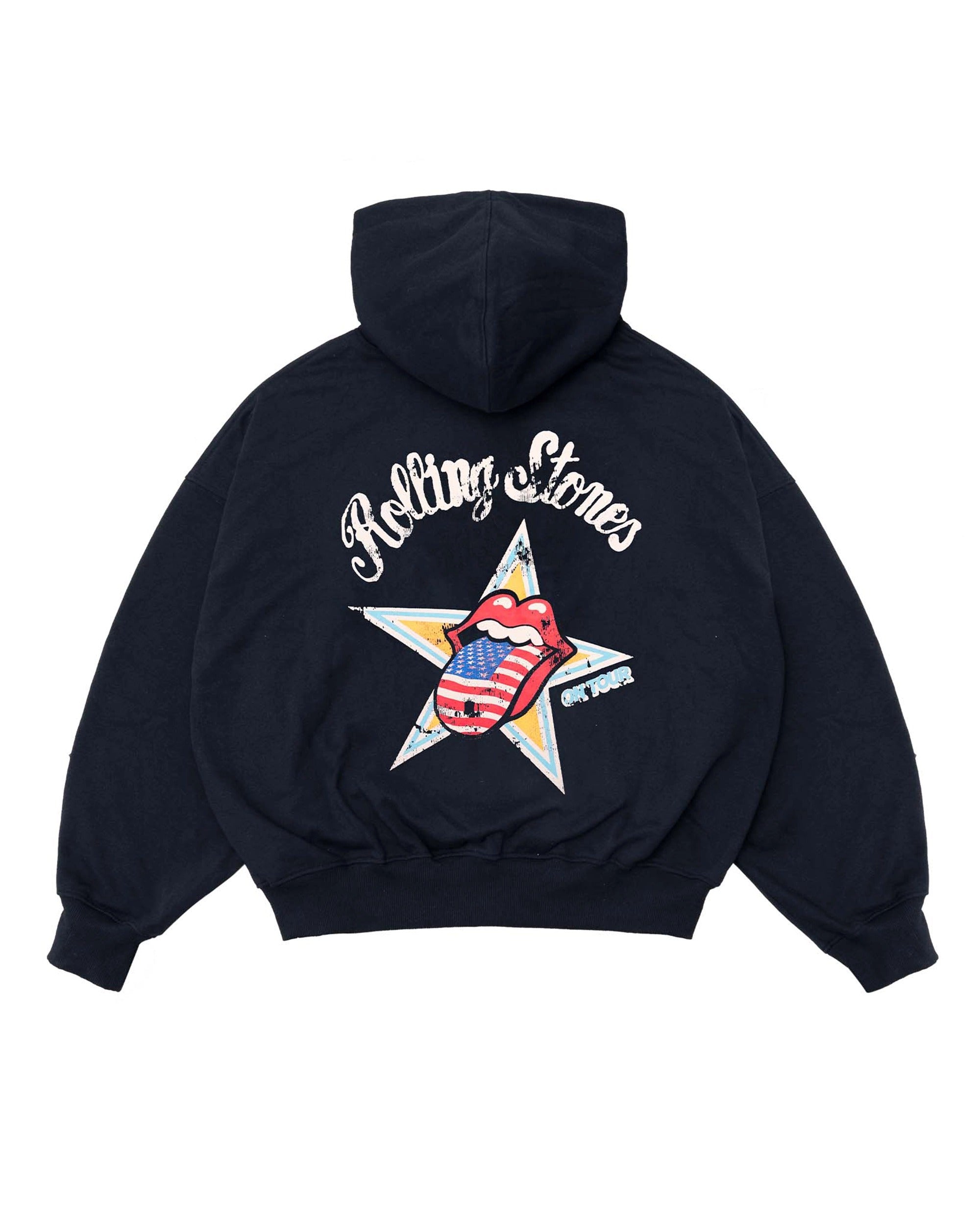 DCxRS American Tongue Zip-Up Hoodie Navy