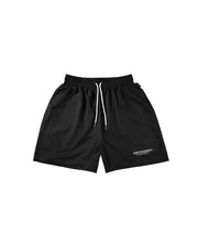 Logo Mesh Shorts - Black