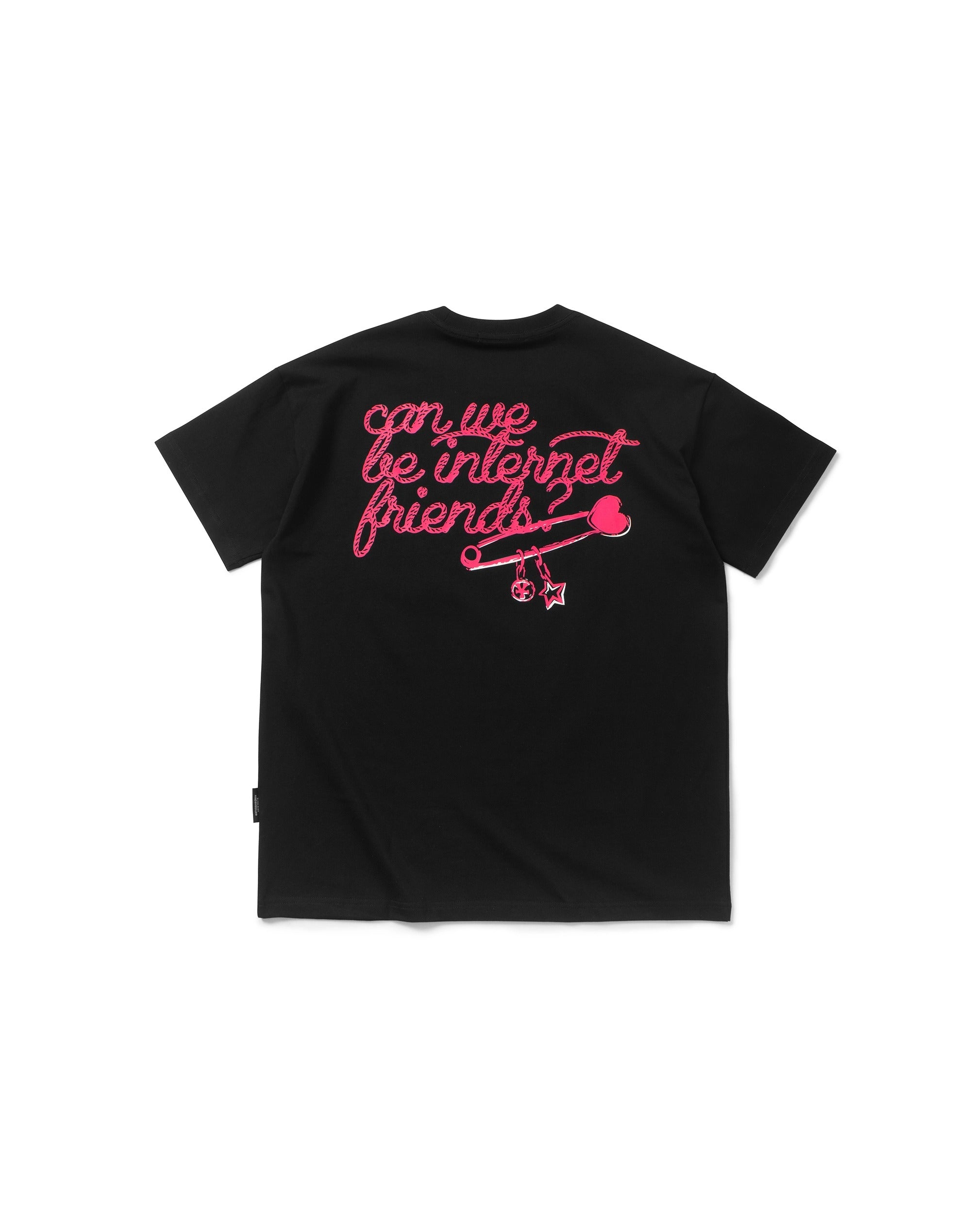Internet Friends Relaxed T-shirt - Black