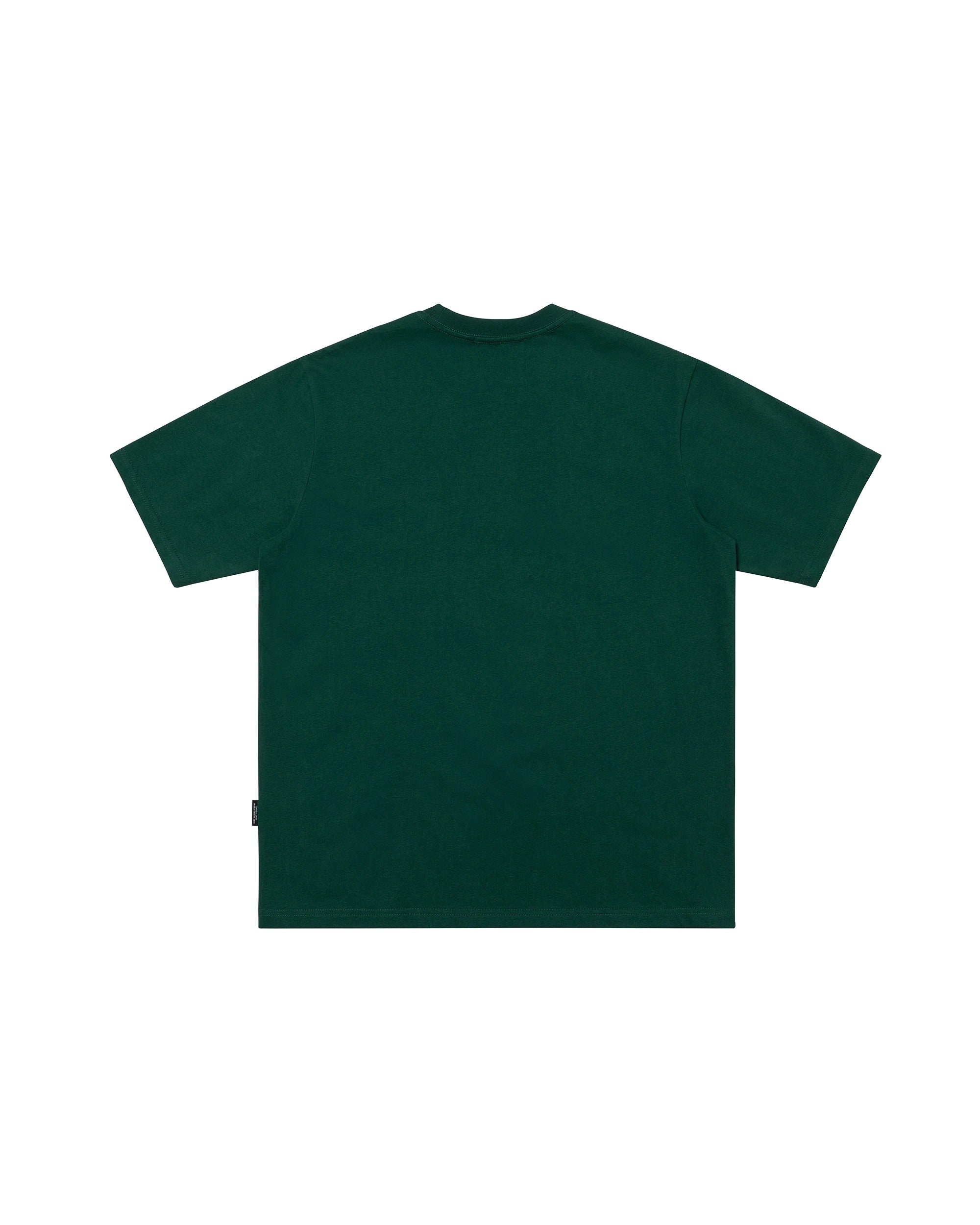 DirtyCoins Western Logo Print T-Shirt Green