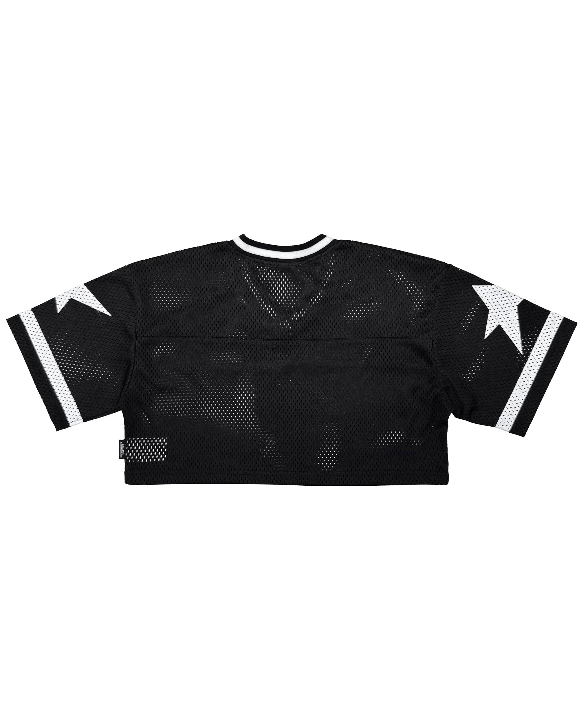 DCxRS Star 01 Football Jersey Croptop Black