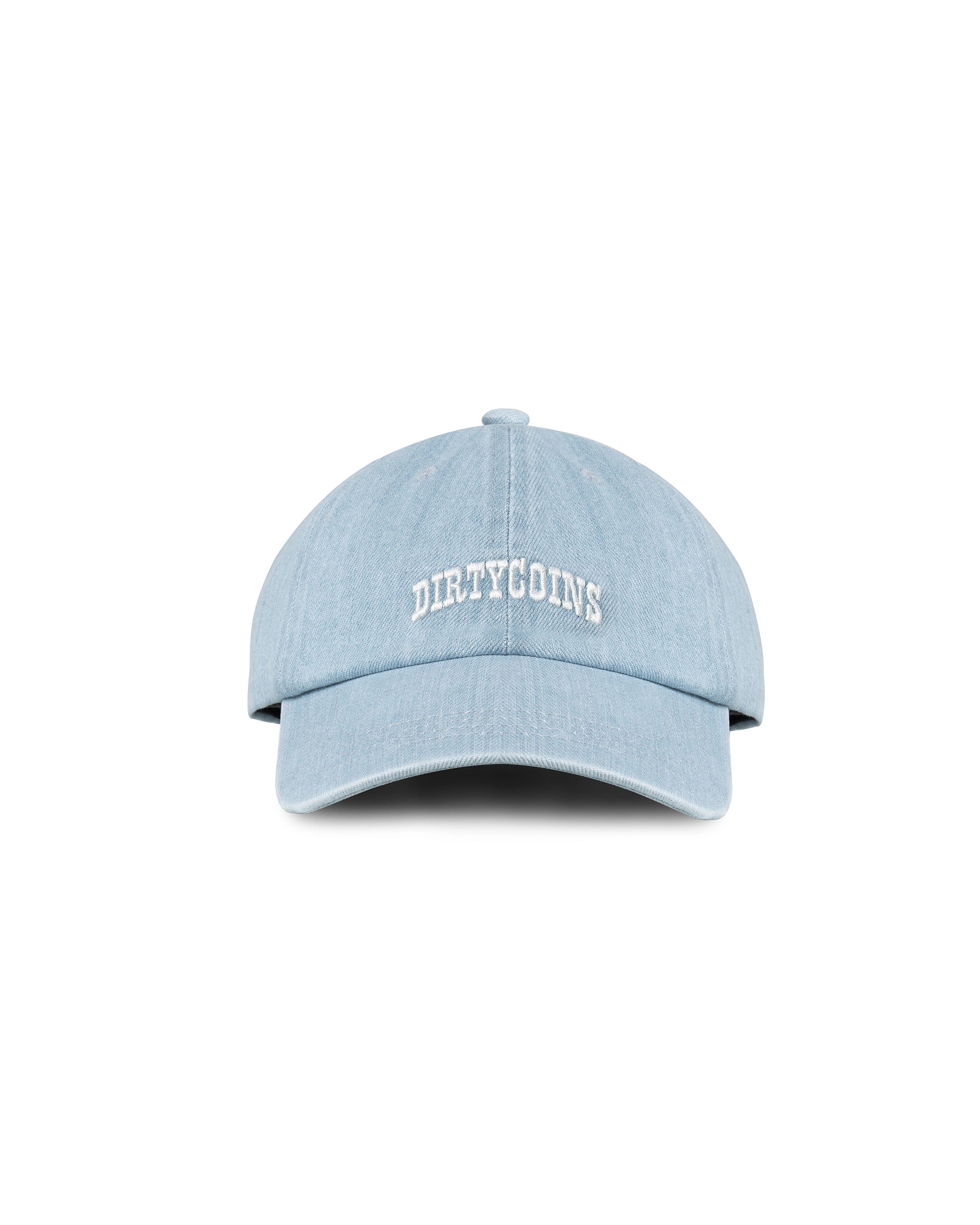 Cap Denim Washed Logo Embroidery