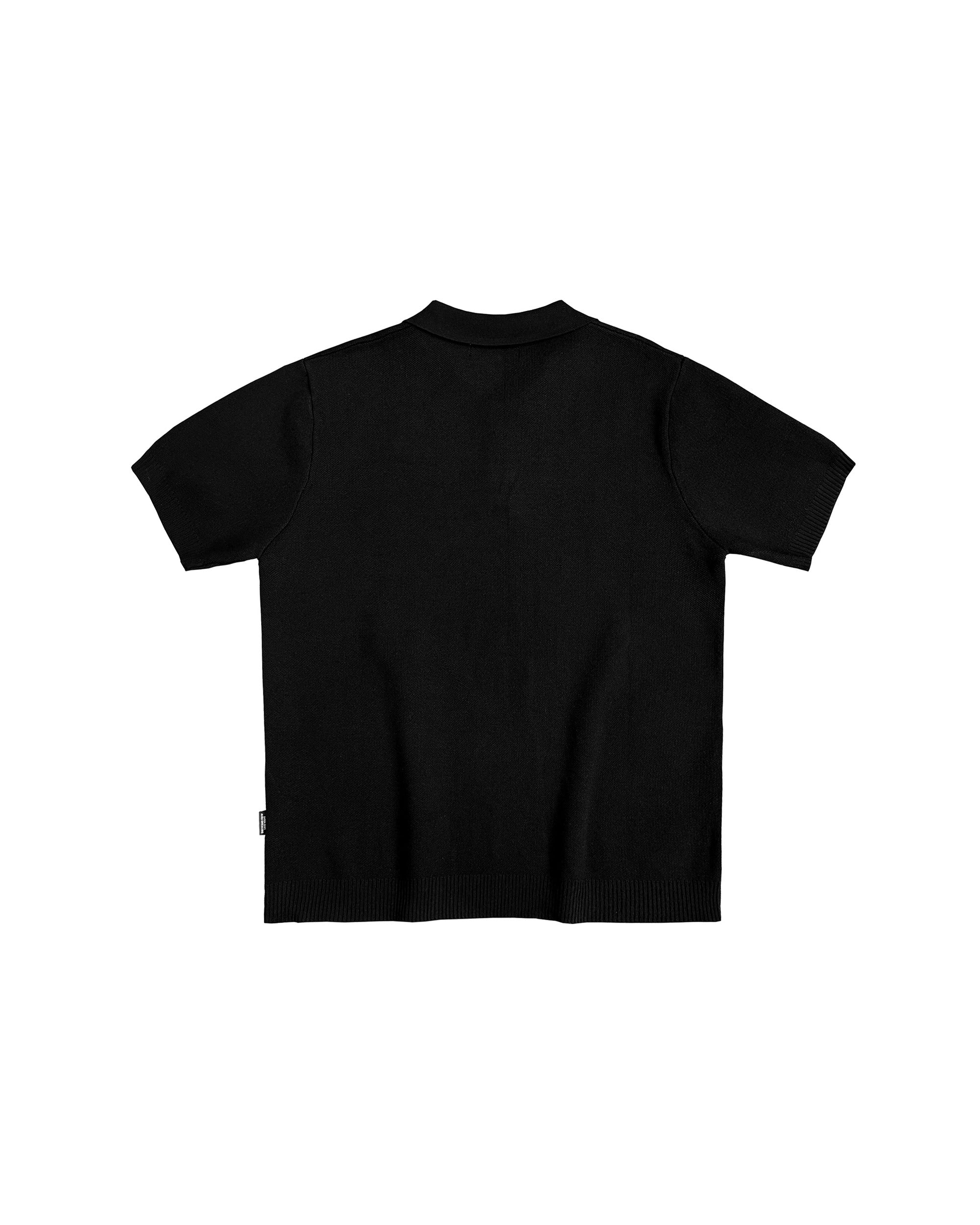 DirtyCoins Rope Embroidery Knit Polo