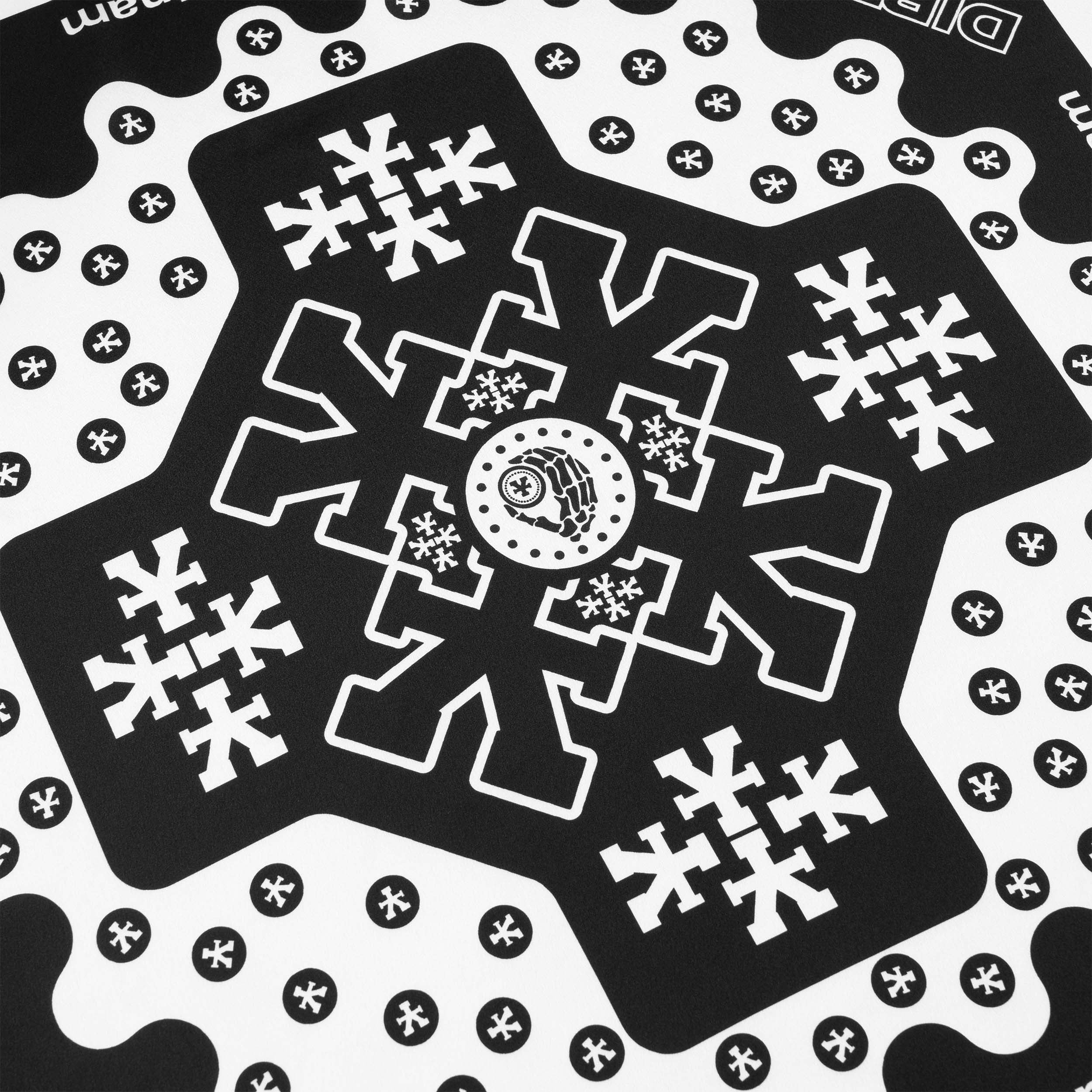 Bandana Signature Y Pattern - Black