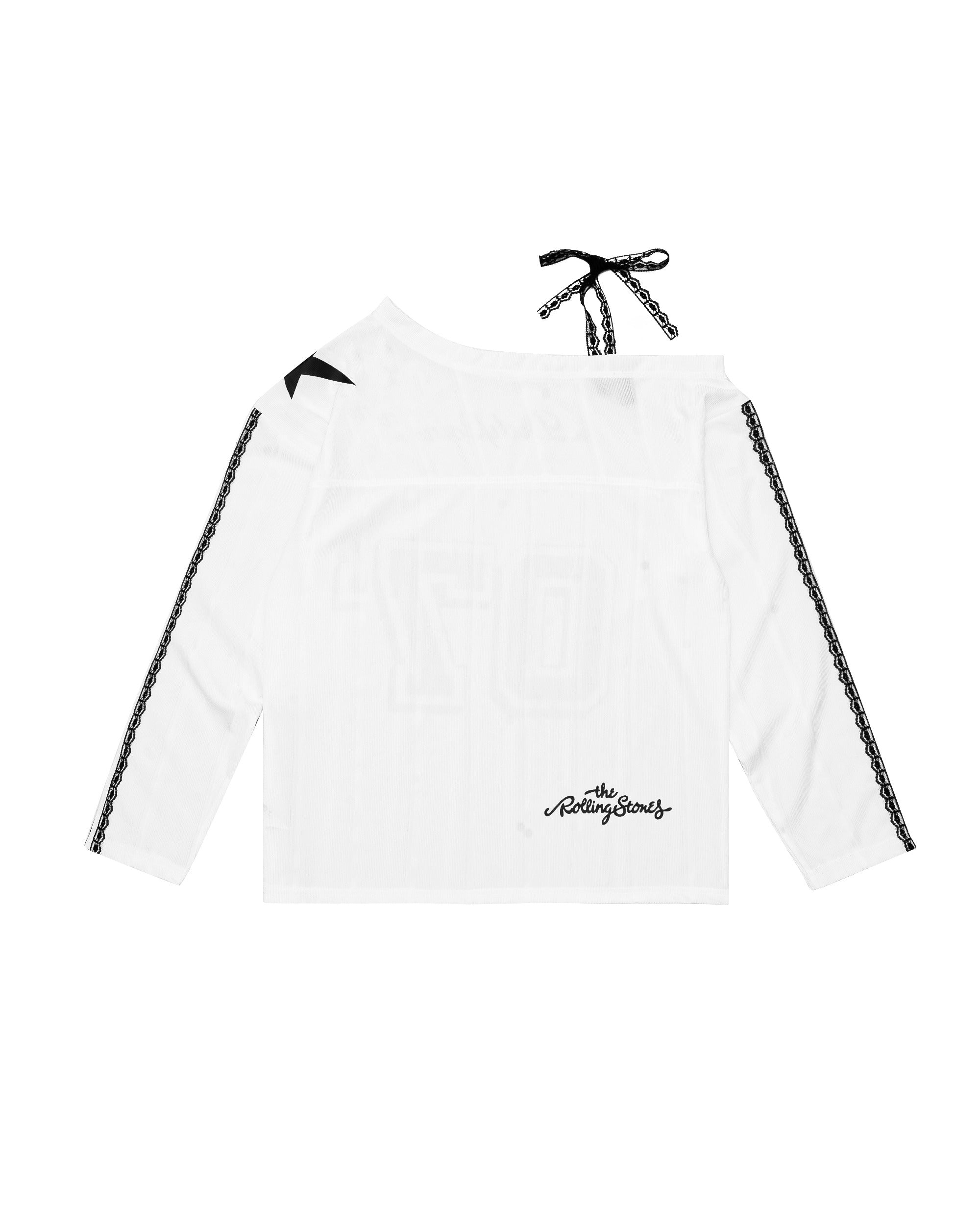 DCxRS Star 07 One Shoulder LS Jersey White