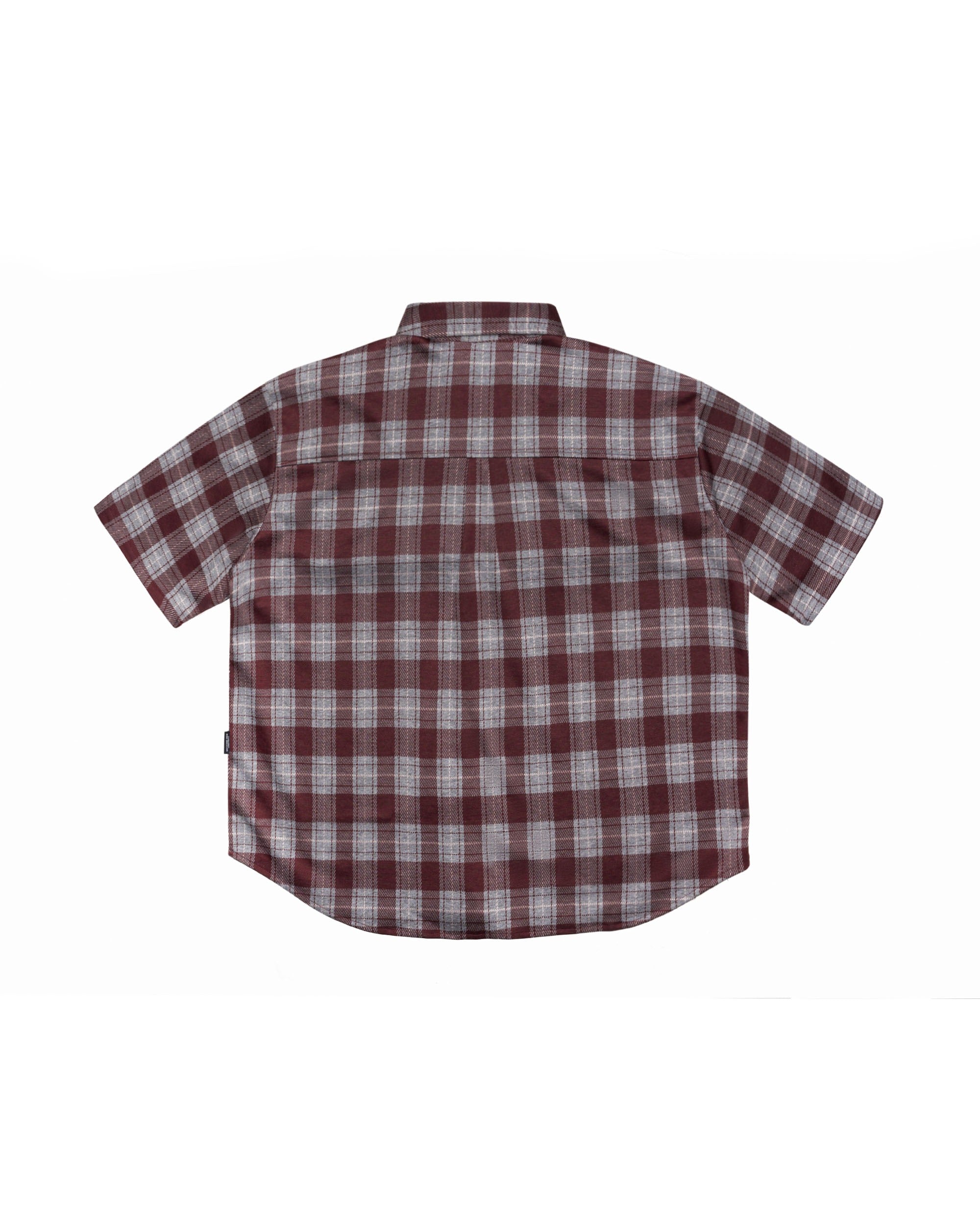 DirtyCoins Bluestar Check Shirt Red