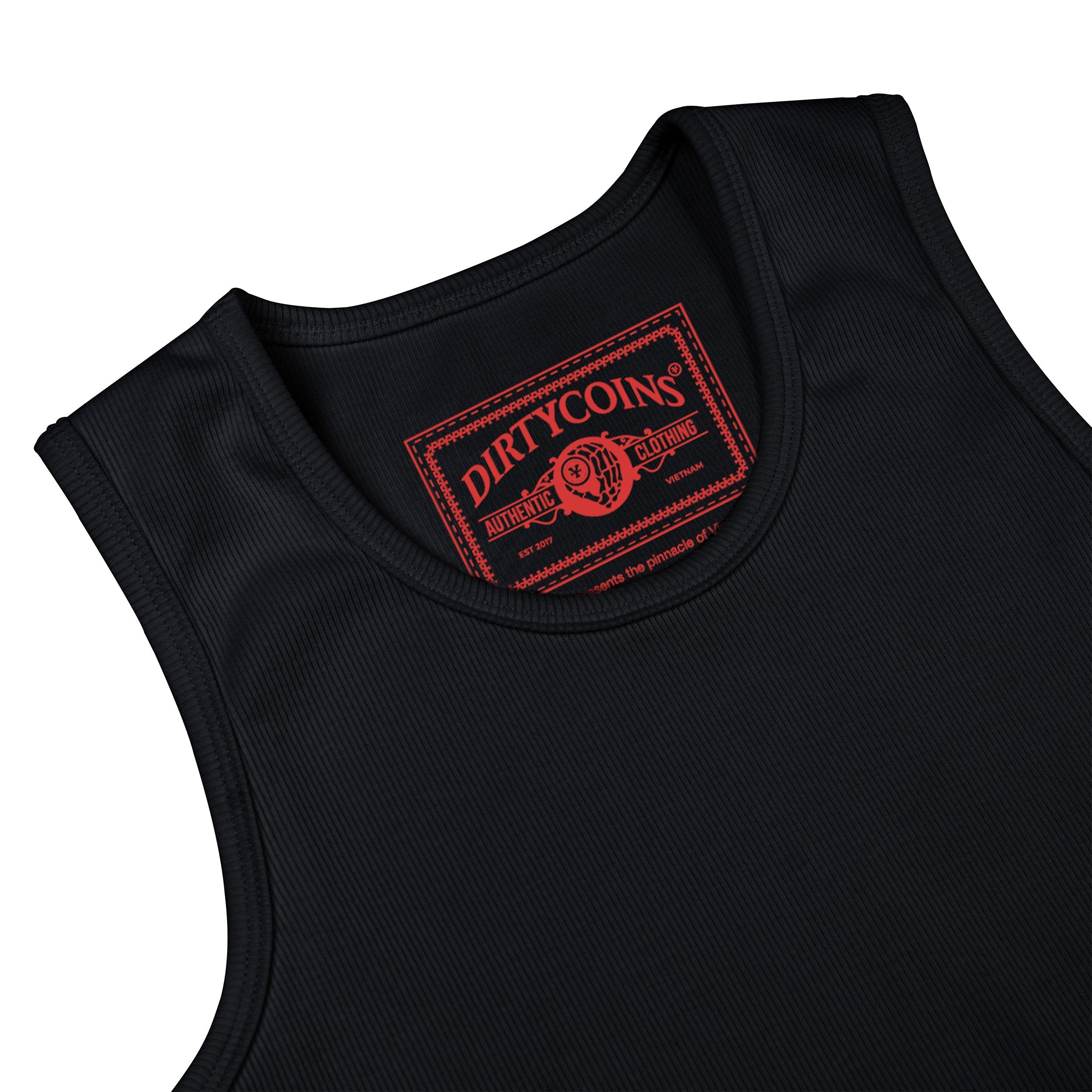 DirtyCoins Printed Label Tank Top