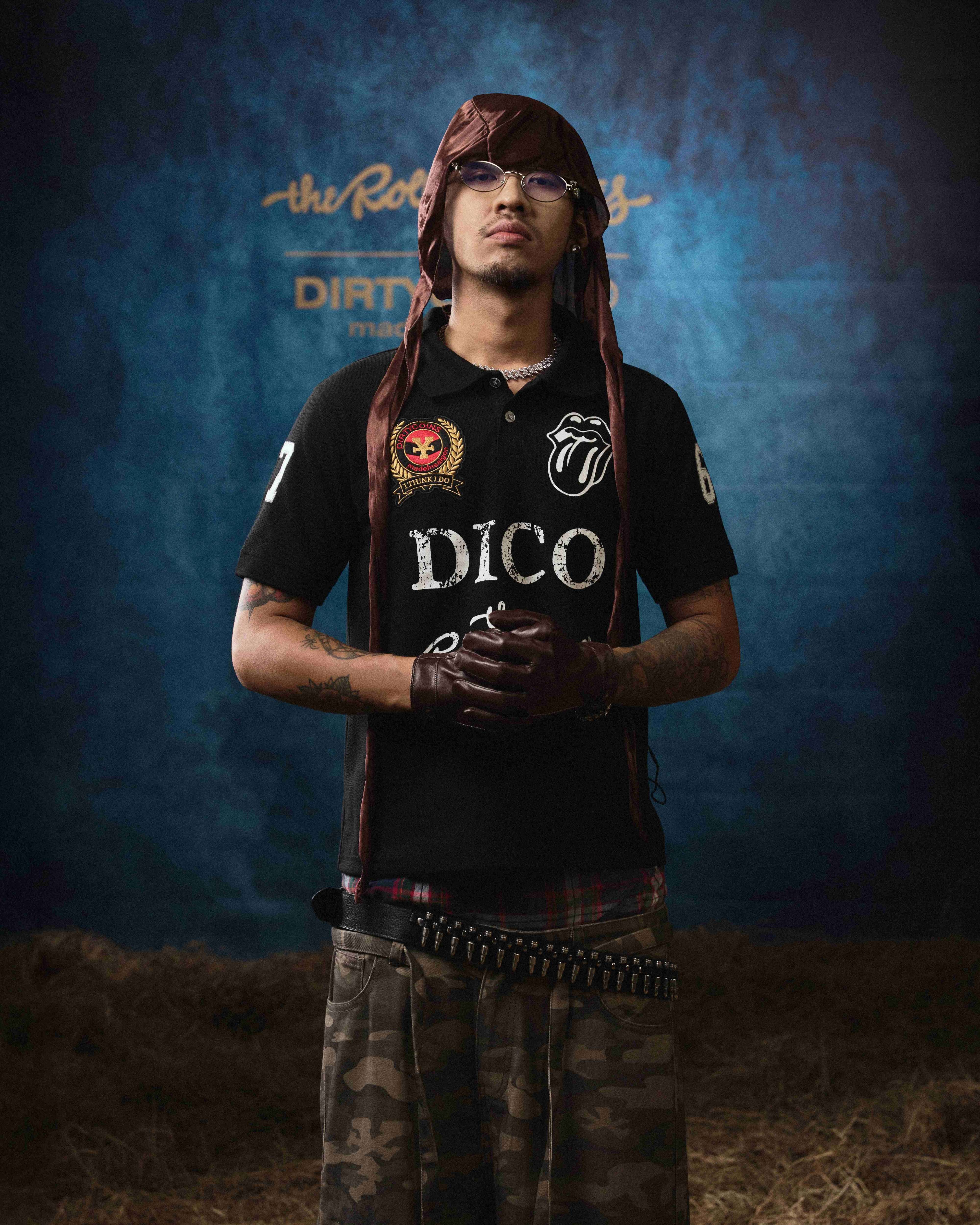 DCxRS Classic Patches Polo Black