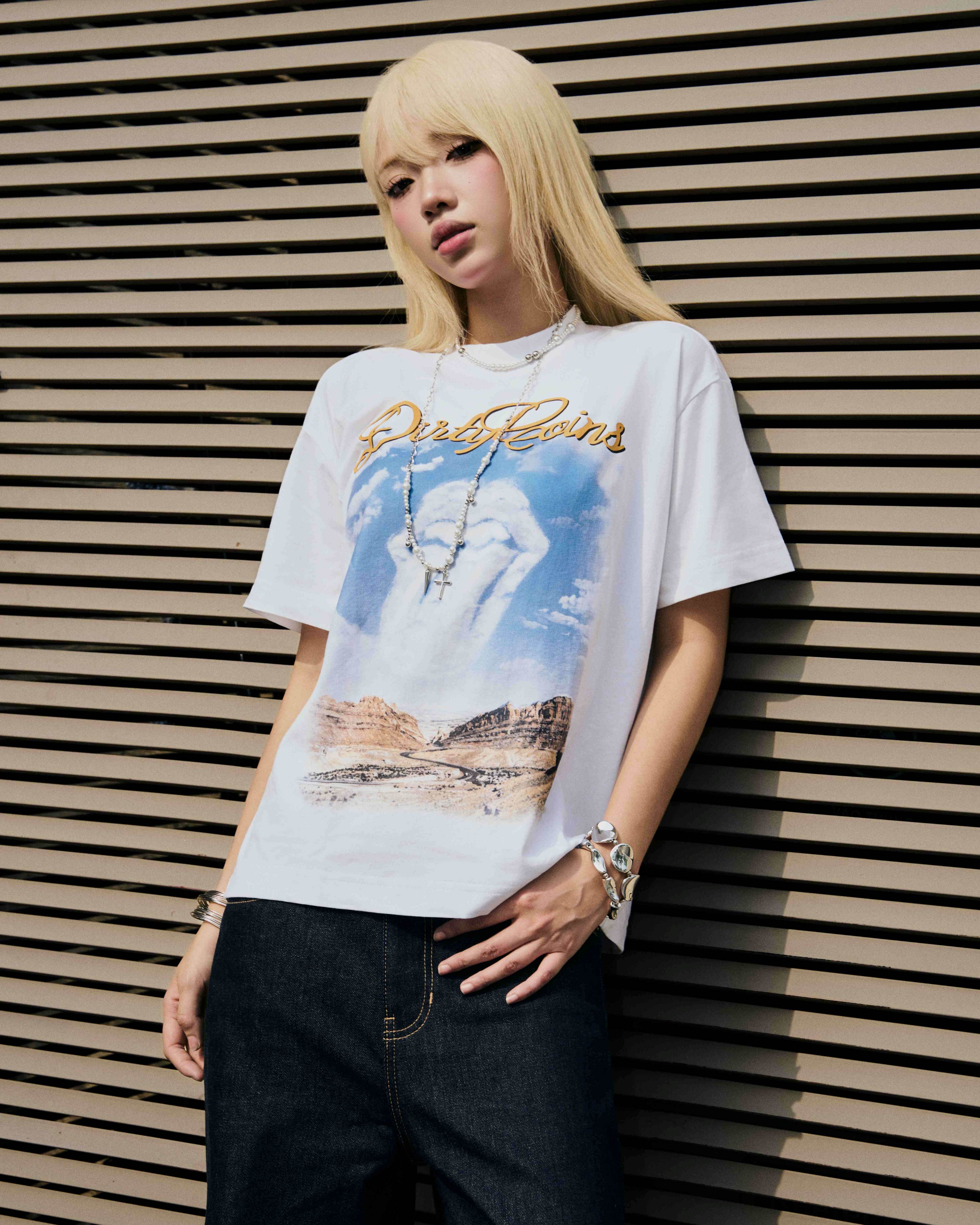 DCxRS Desert Sky-Shirt White