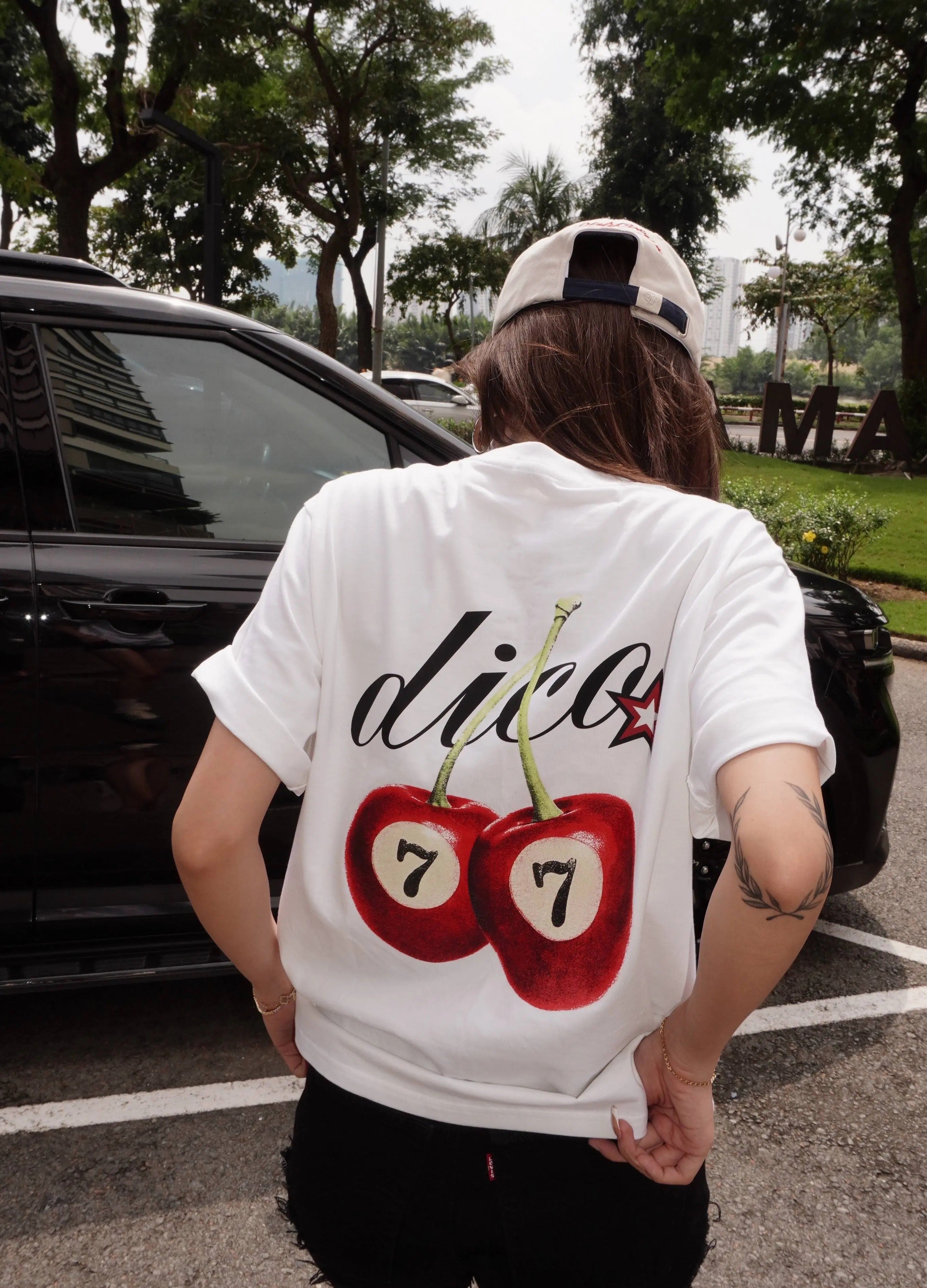 DirtyCoins Seven Cherry T-Shirt White