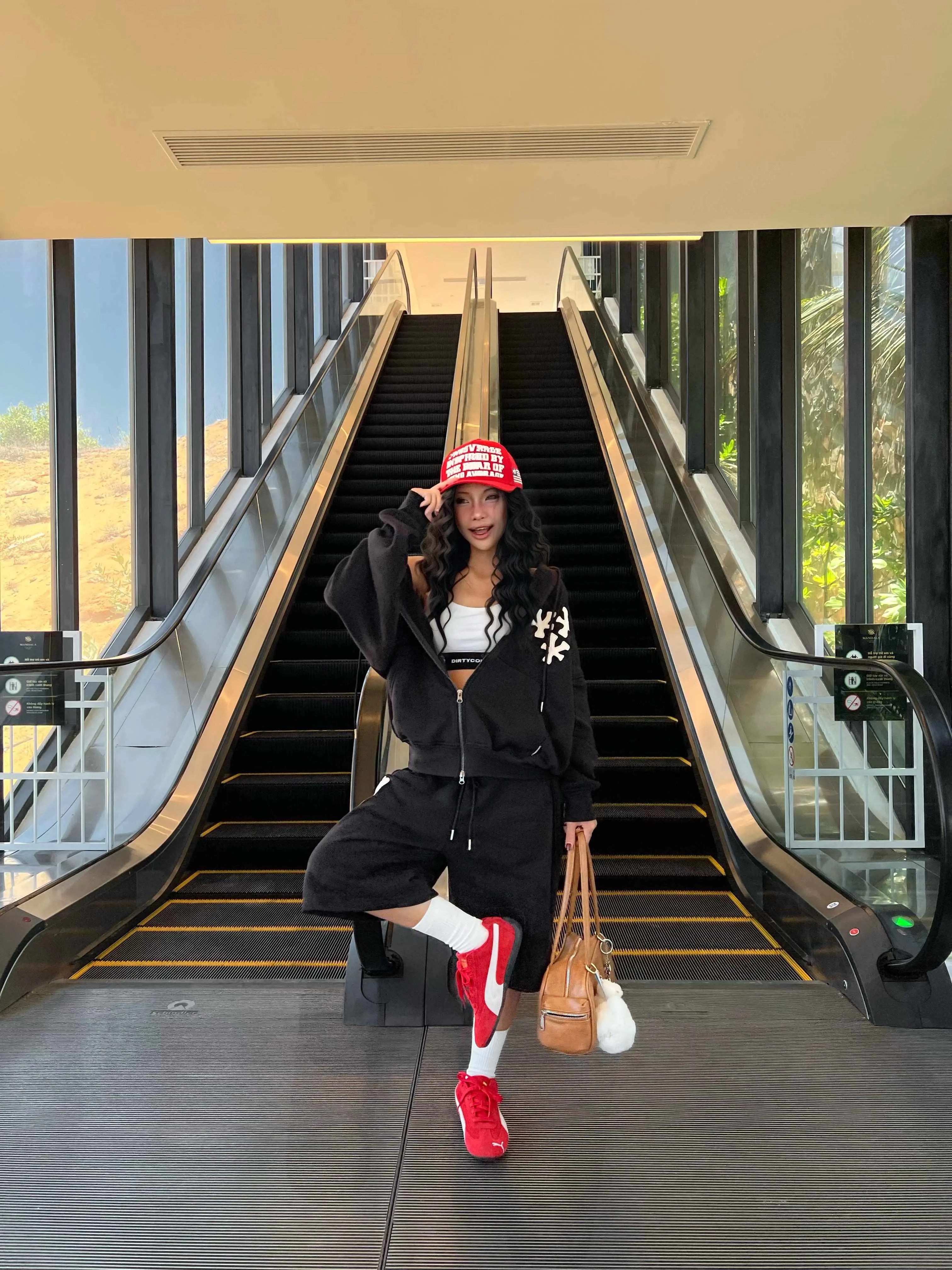 Logo Patched Baggy Sweatshorts