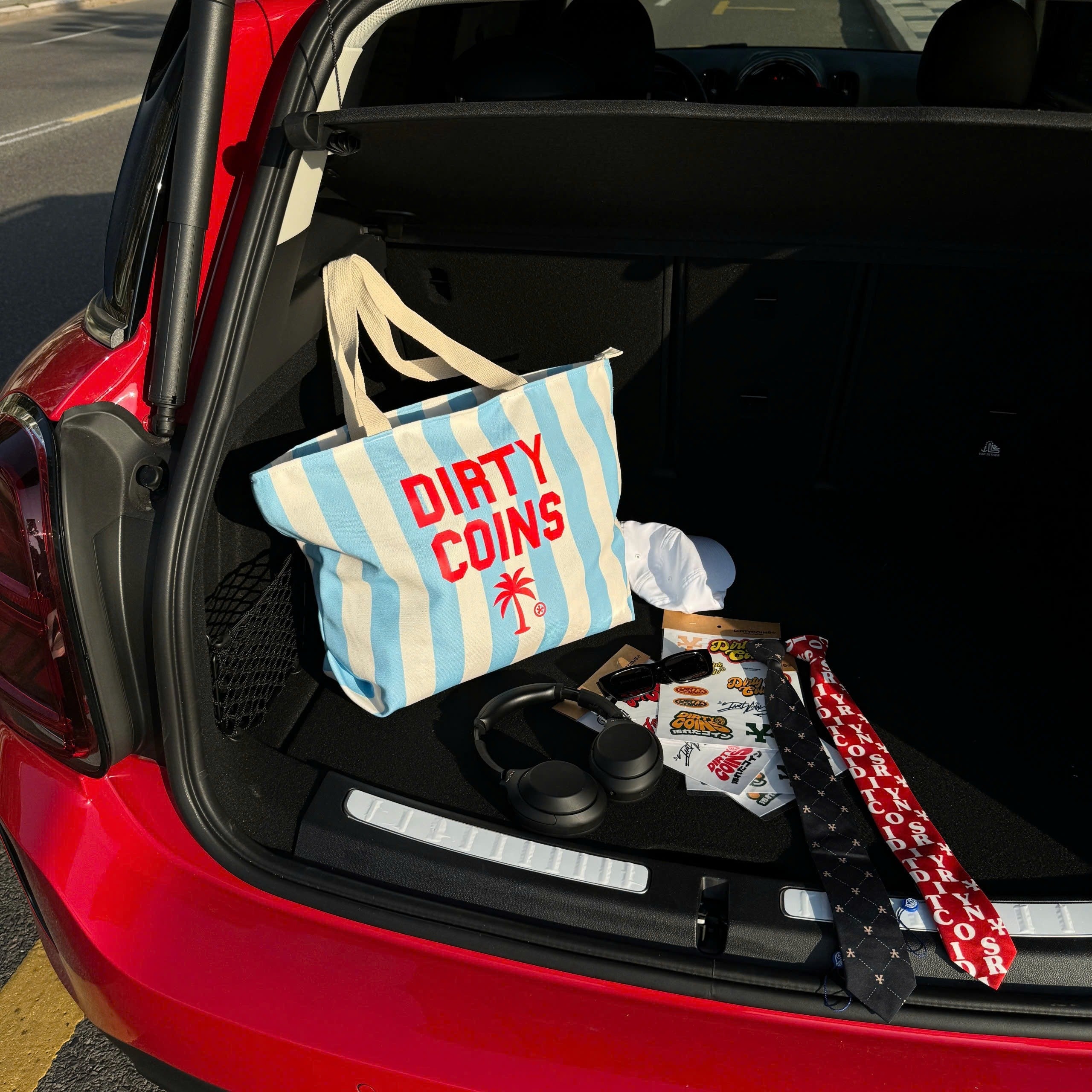 Y Pattern Silk Tie - Black
