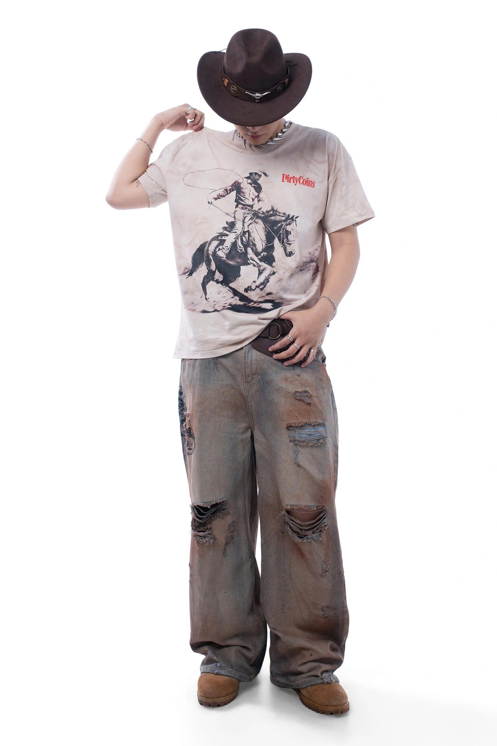 DirtyCoins Wild West Fade Relaxed Cream