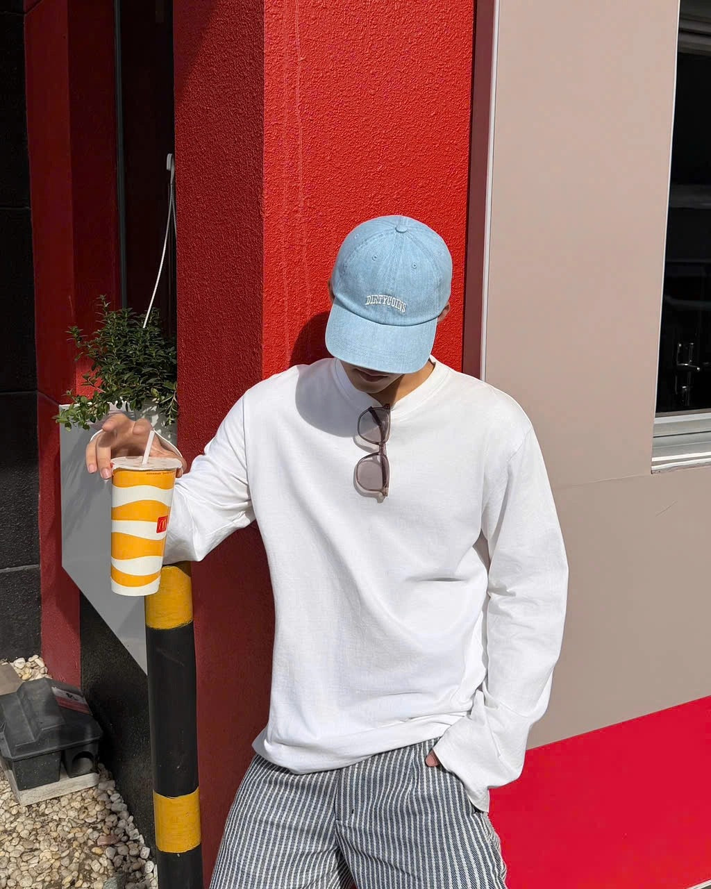 Dad Cap Denim DirtyCoins Arc Embroidery