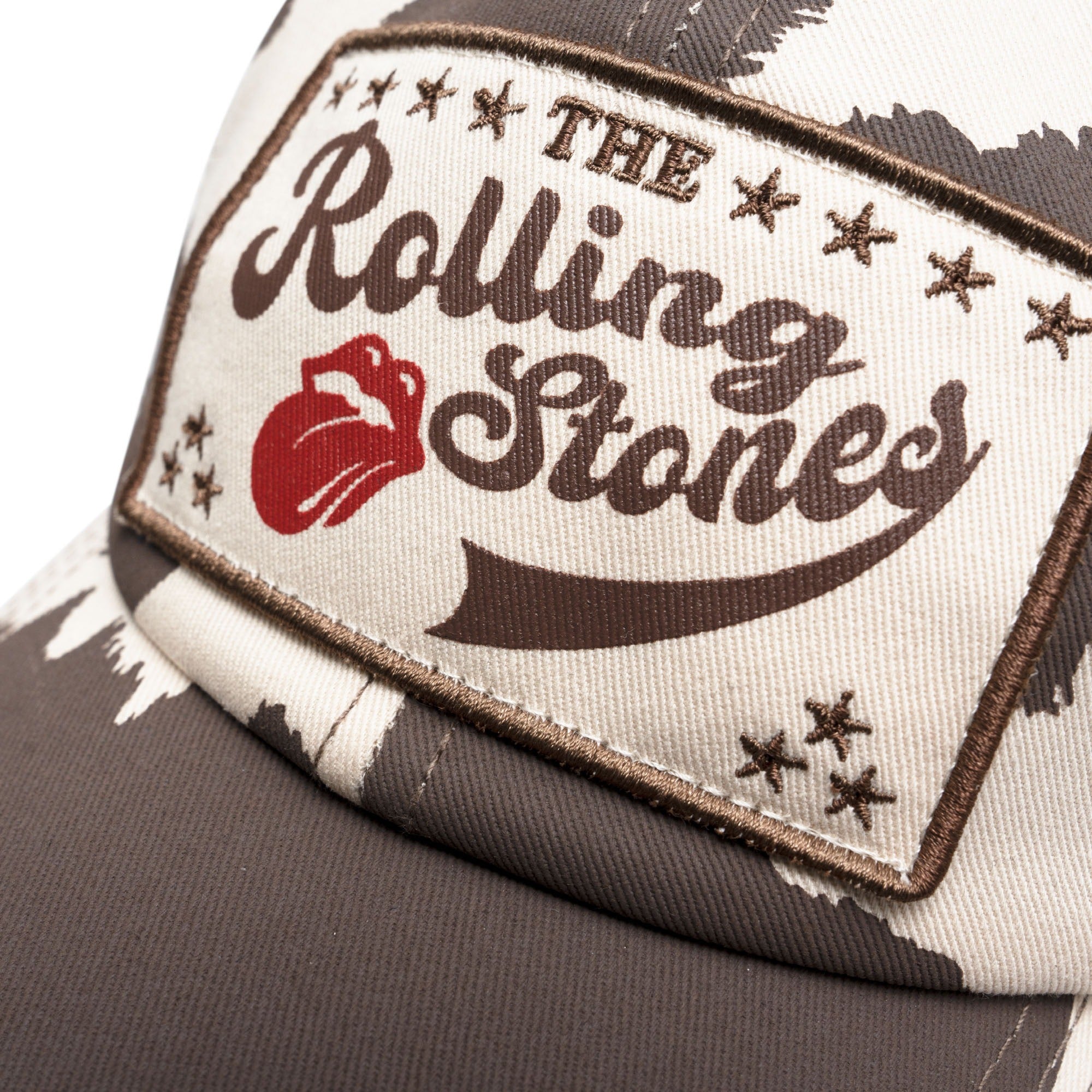 DCxRS Cow Printed Mesh Cap Begie