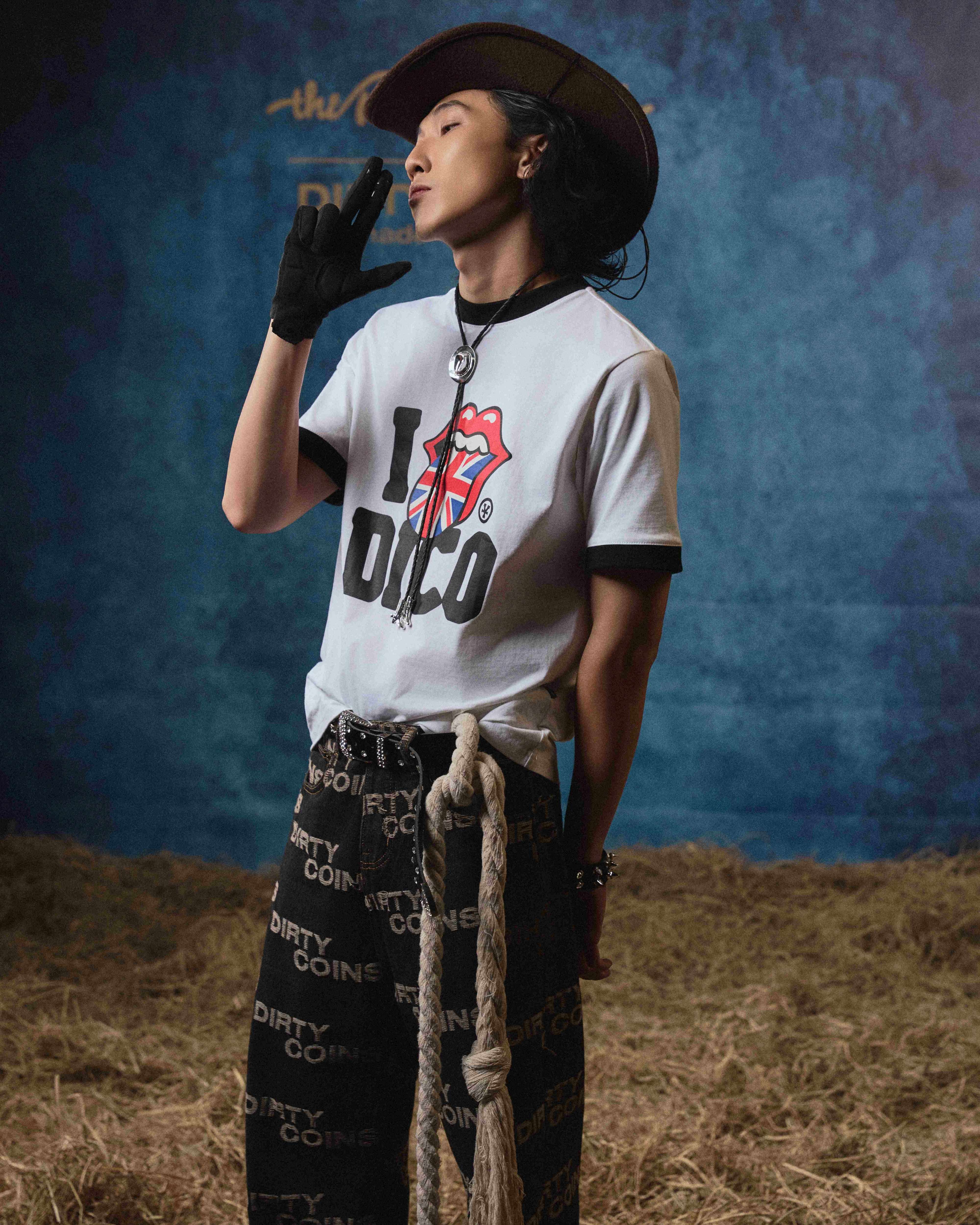 DCxRS UK Tongue Ringer Tee White