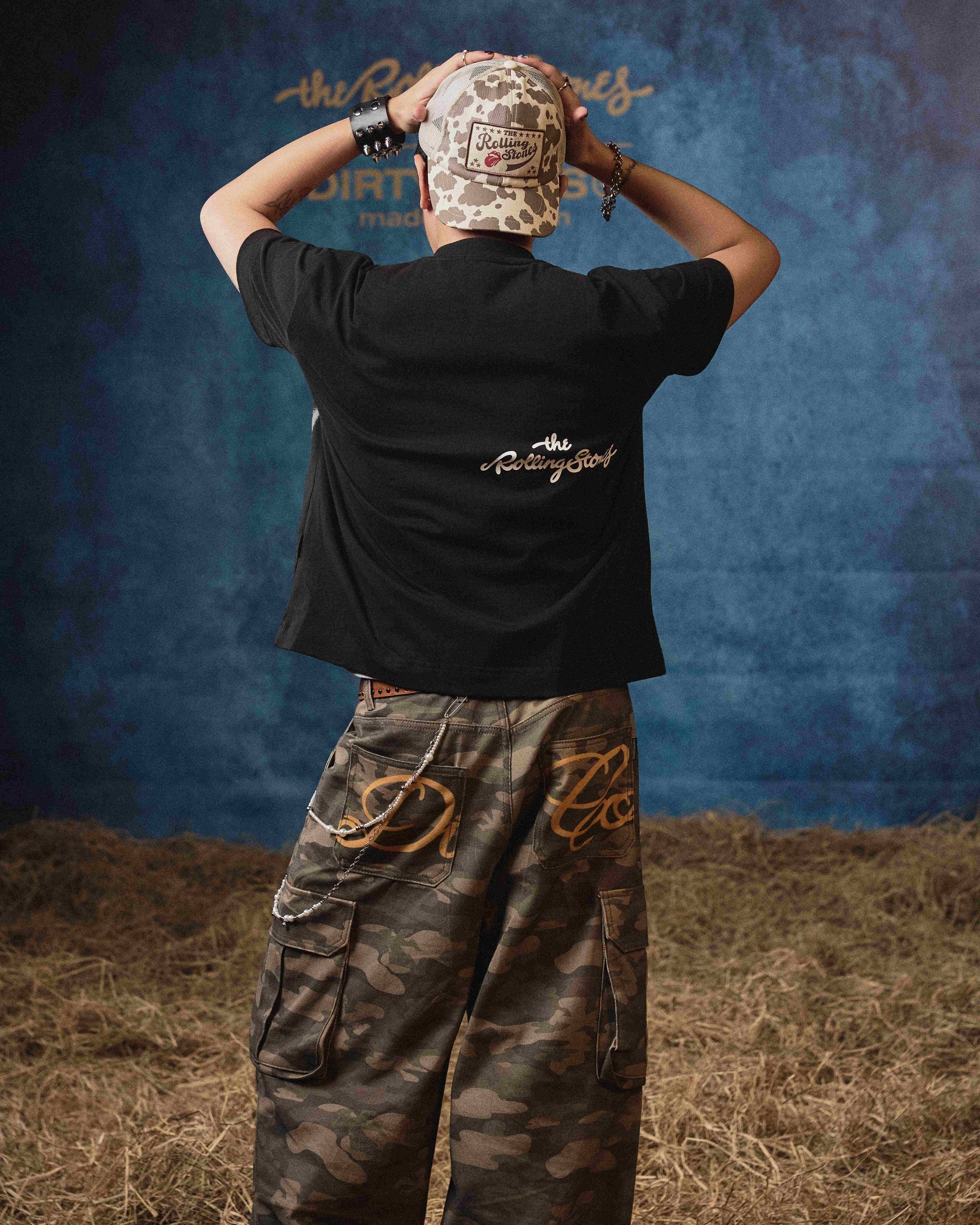 DCxRS Big Logo Print T-Shirt Black