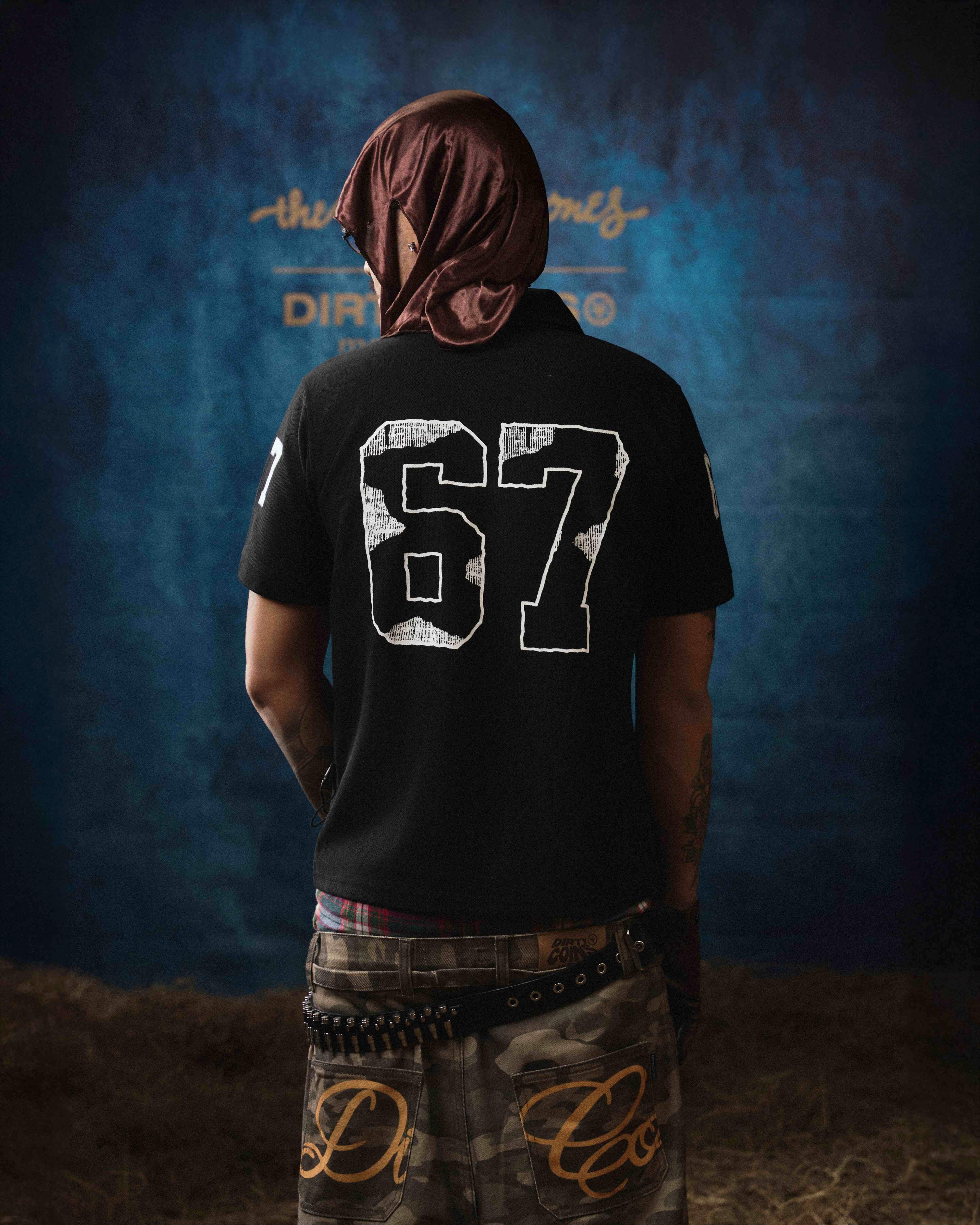 DCxRS Classic Patches Polo Black